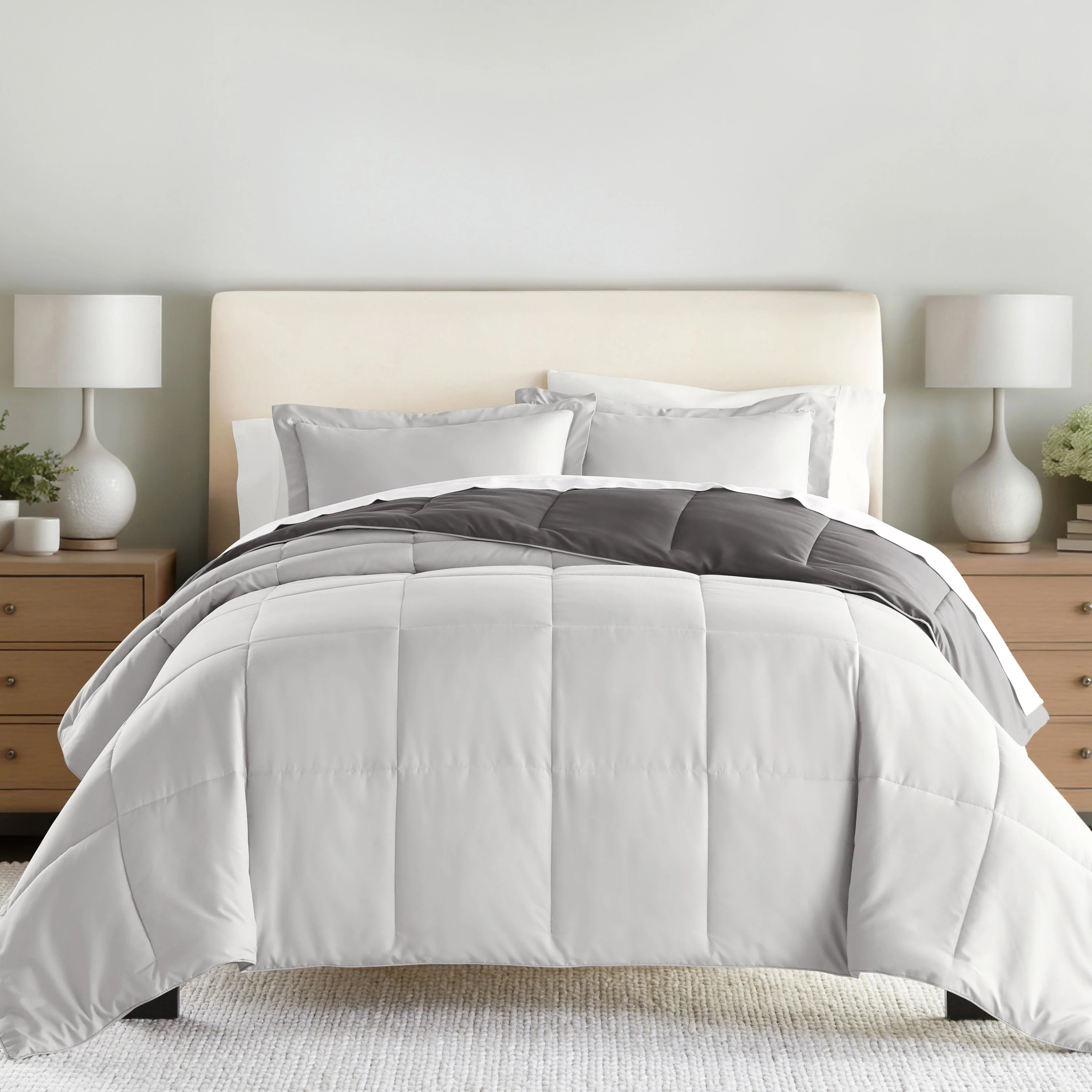 Reversible Down-Alternative Comforter Set - Image 40