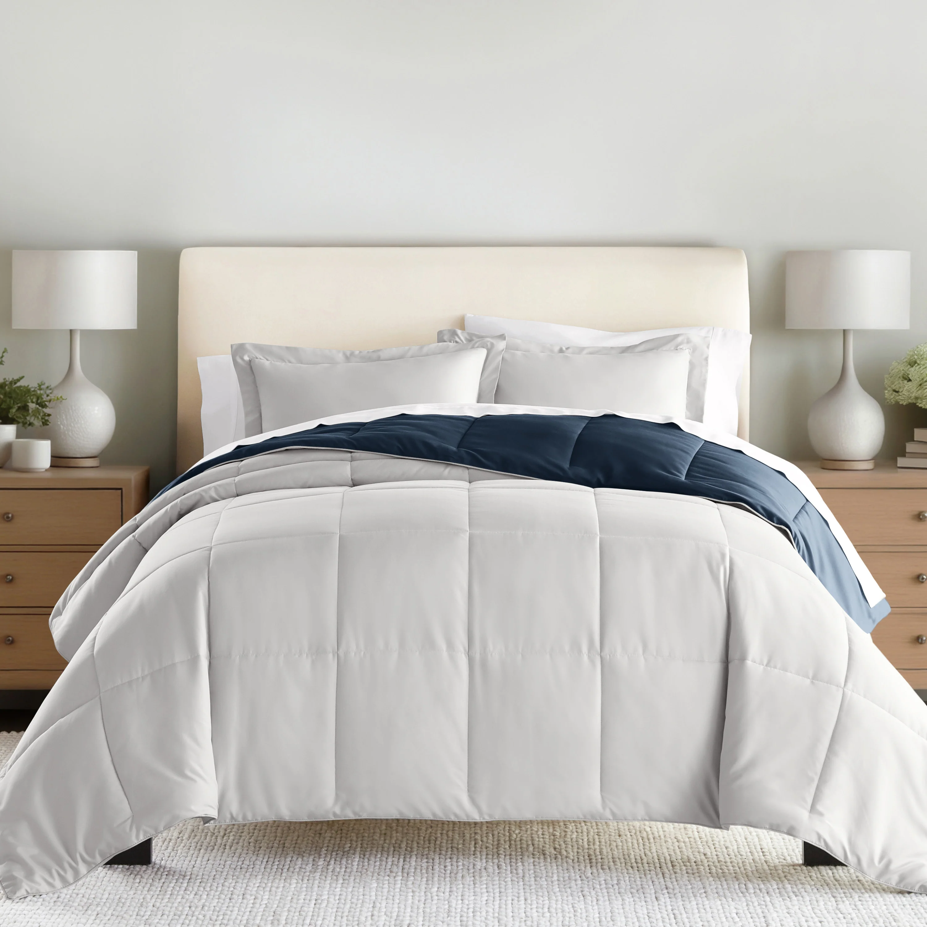 Reversible Down-Alternative Comforter Set - Image 41