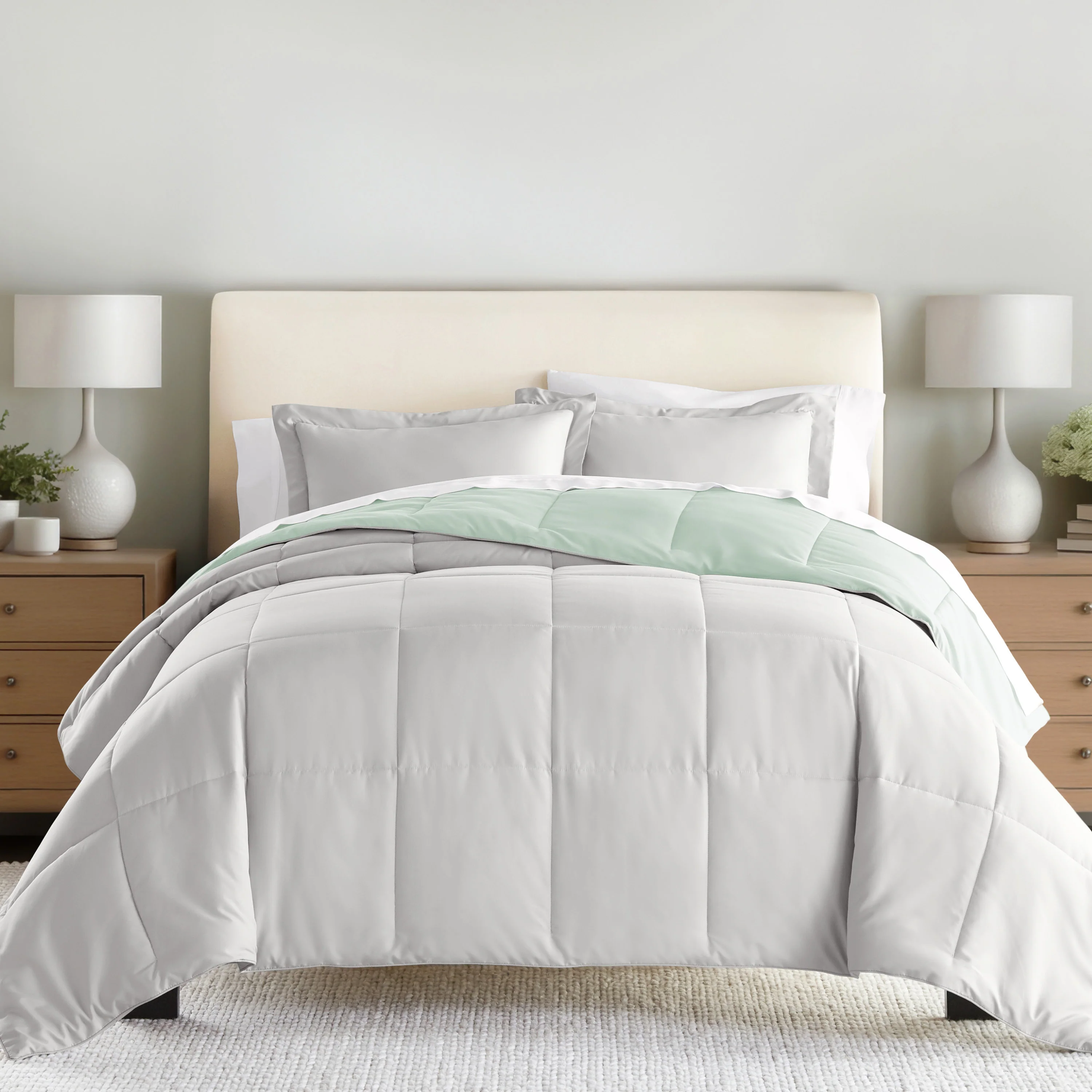 Reversible Down-Alternative Comforter Set - Image 43