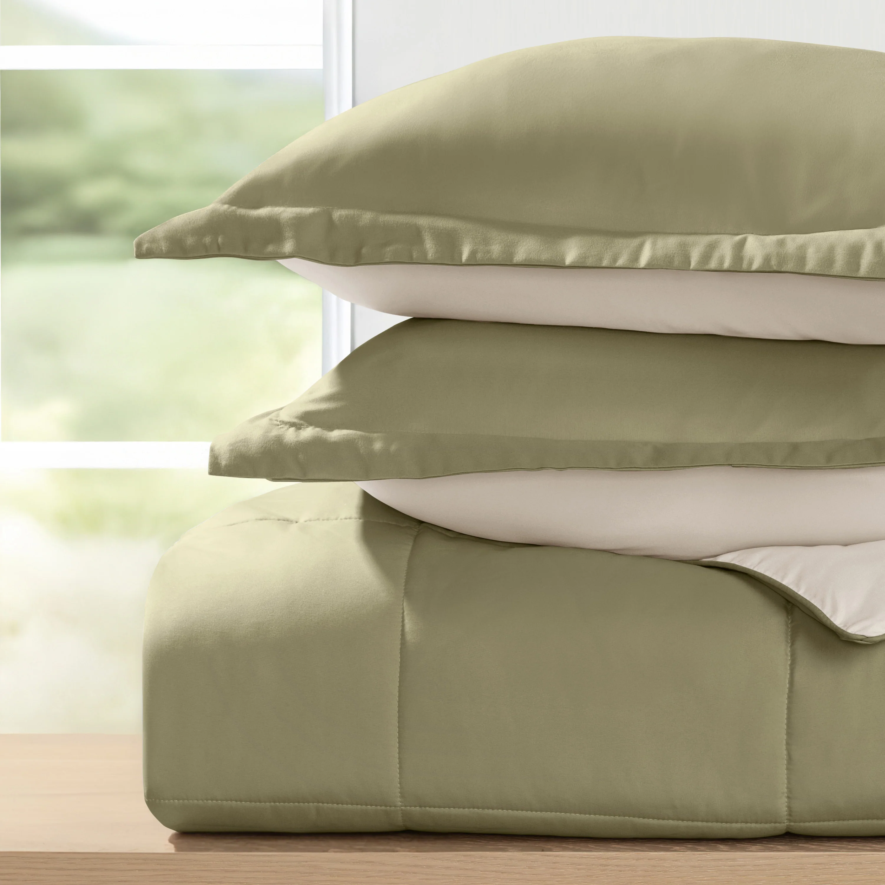 Reversible Down-Alternative Comforter Set - Image 46