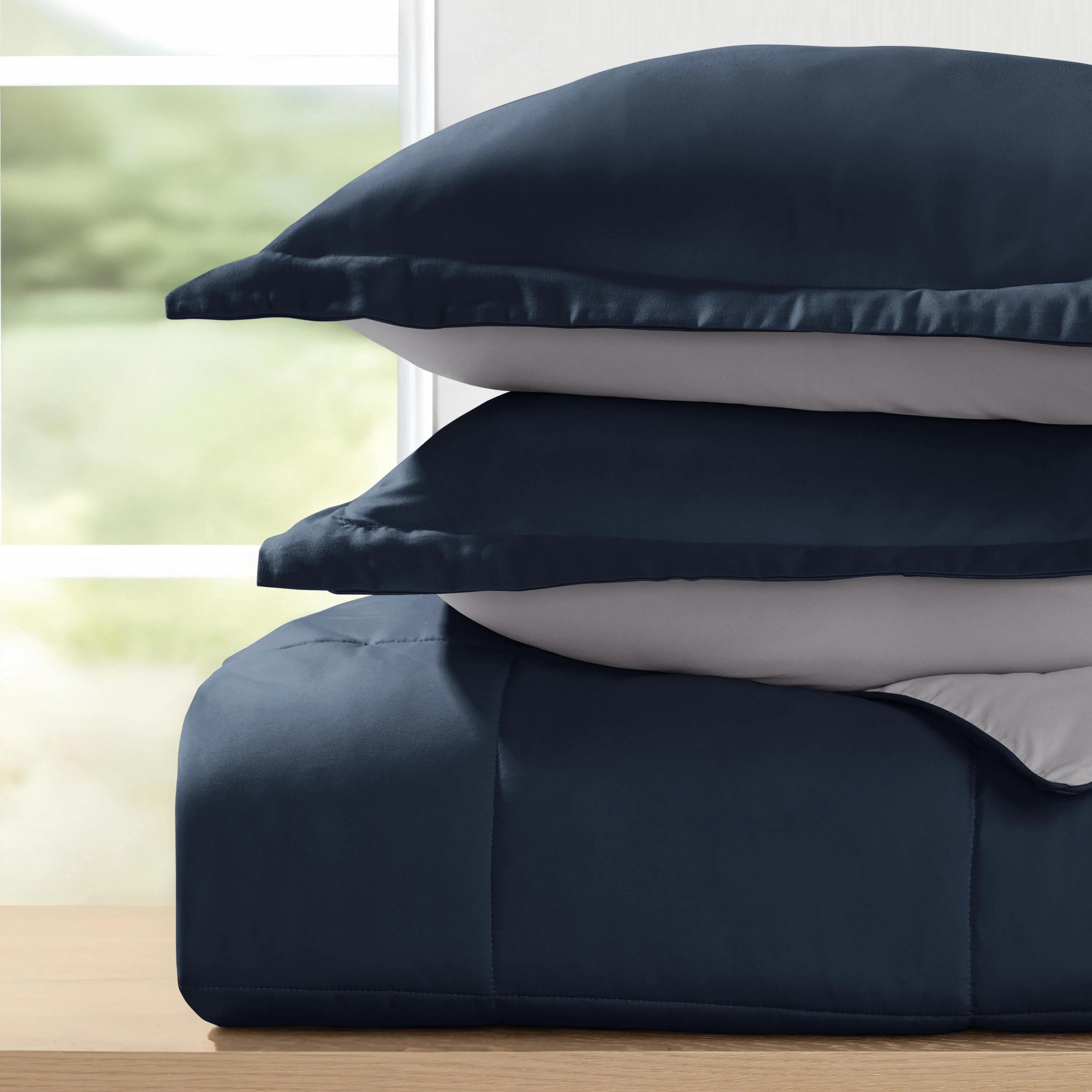 Reversible Down-Alternative Comforter Set - Image 52