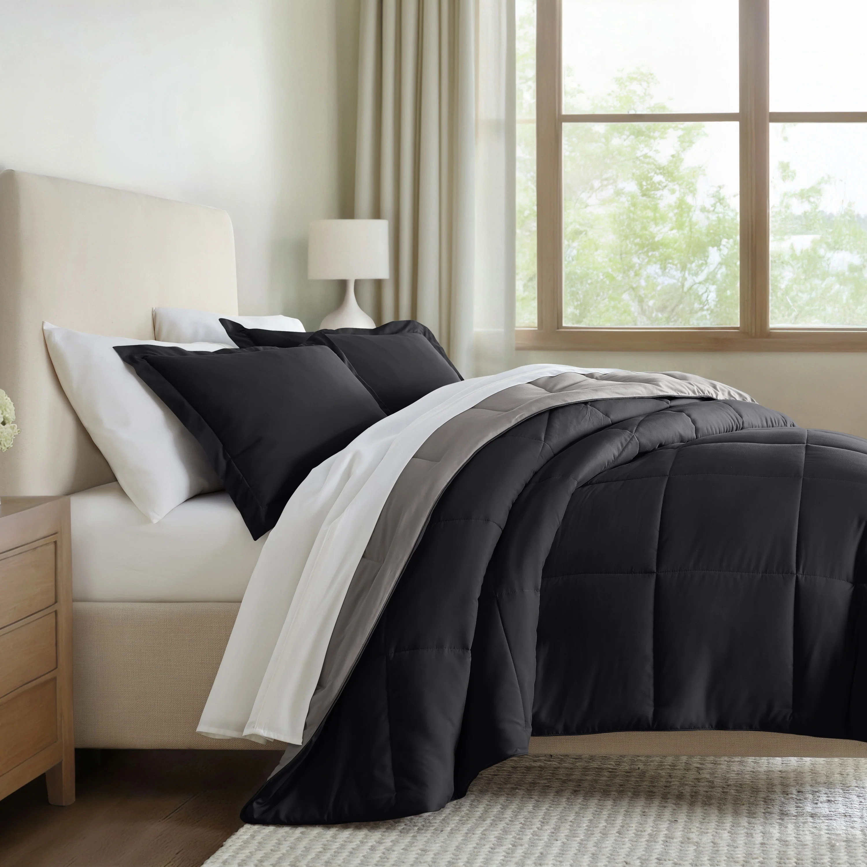Reversible Down-Alternative Comforter Set - Image 6