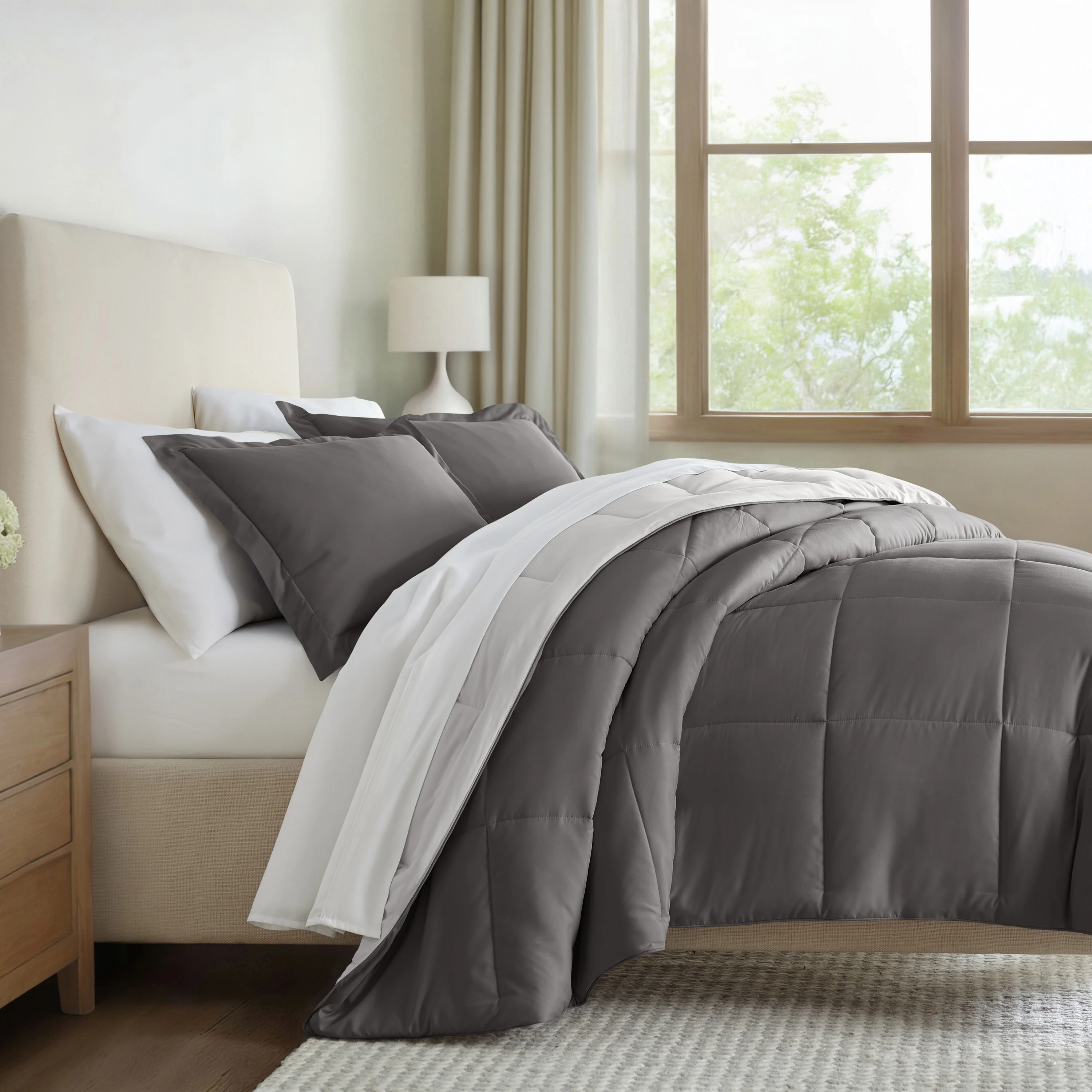 Reversible Down-Alternative Comforter Set - Image 7