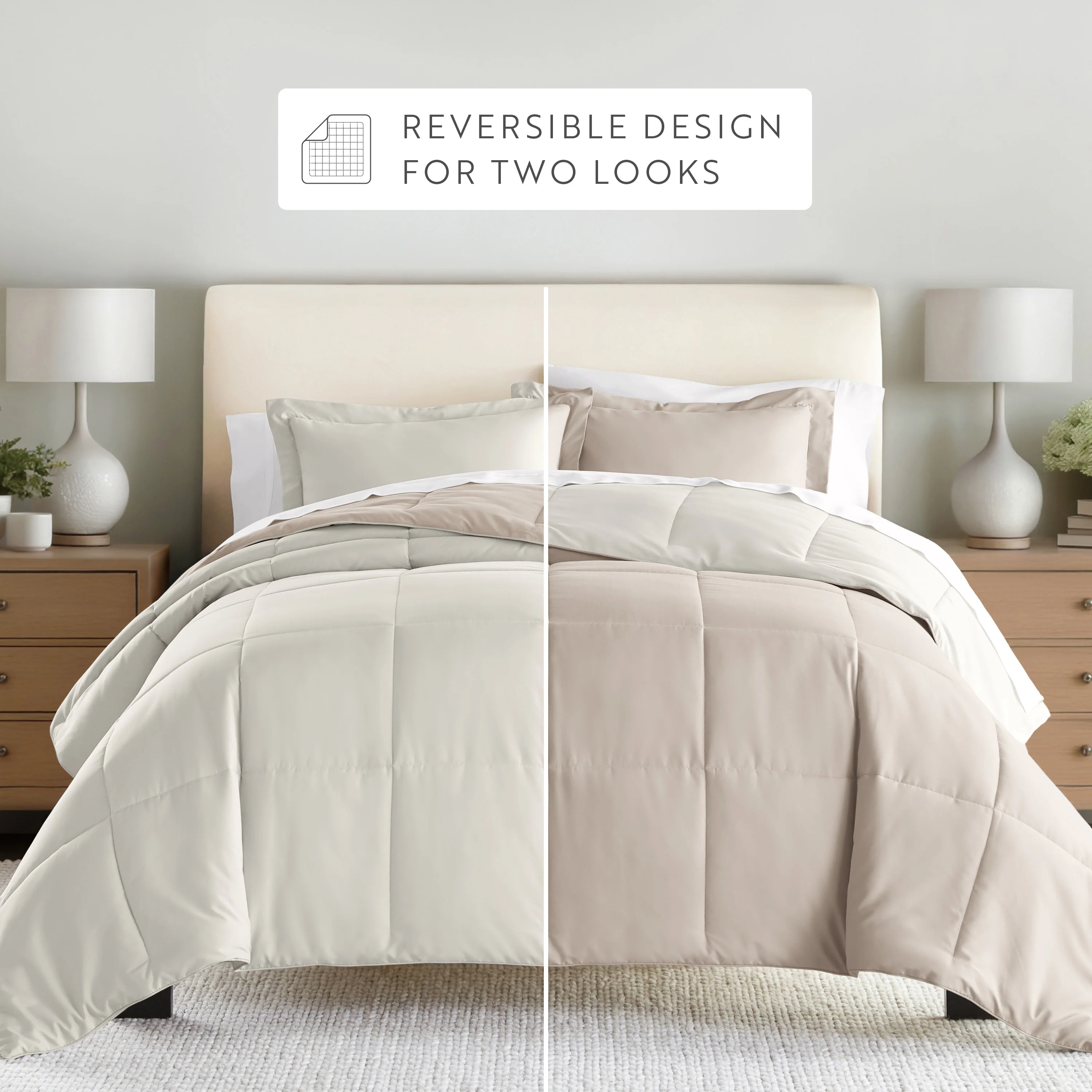 Reversible Down-Alternative Comforter Set - Image 81