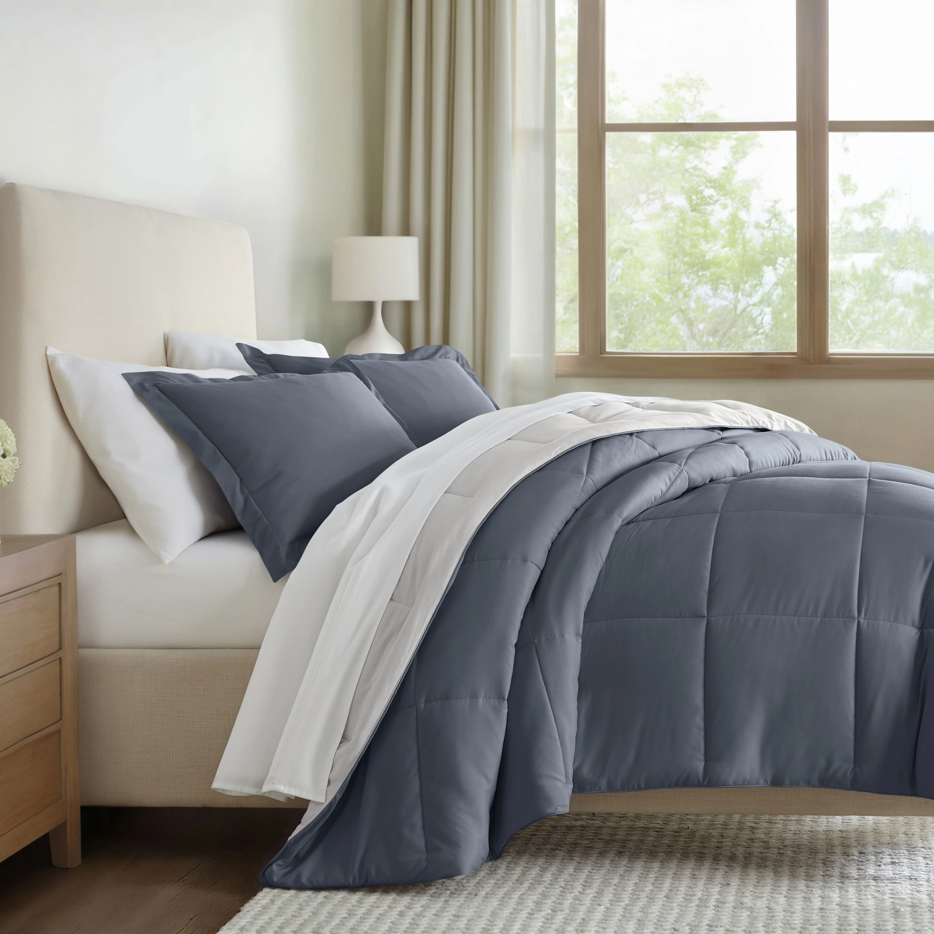 Reversible Down-Alternative Comforter Set - Image 9
