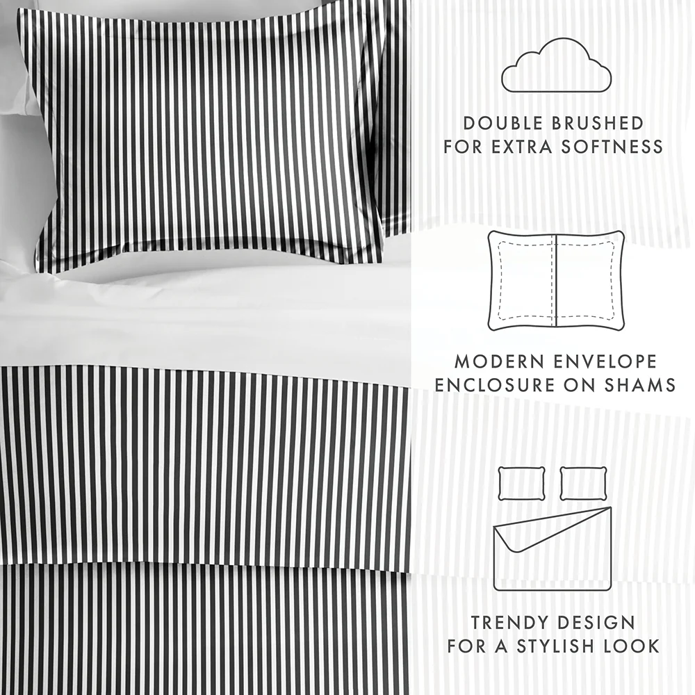 Ribbon Pattern 3-Piece Duvet Cover Set - Image 8