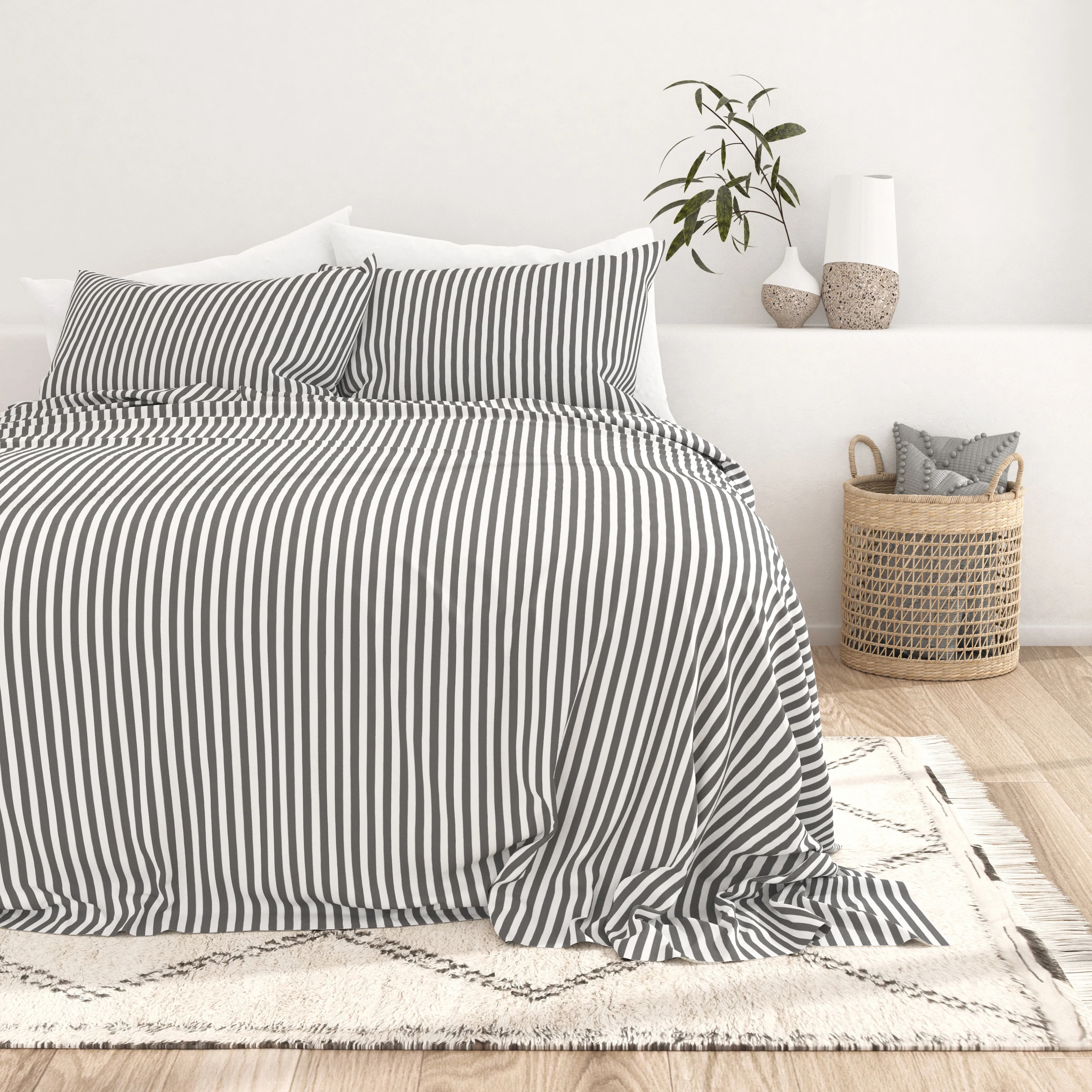 Ribbon Pattern 4-Piece Sheet Set - Image 3