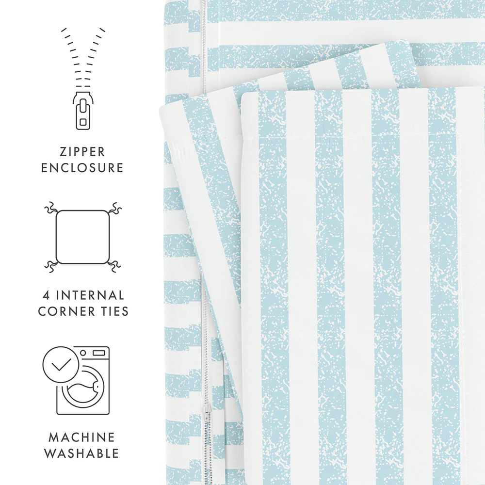 Rugged Stripes Pattern 3-Piece Duvet Cover Set - Image 61