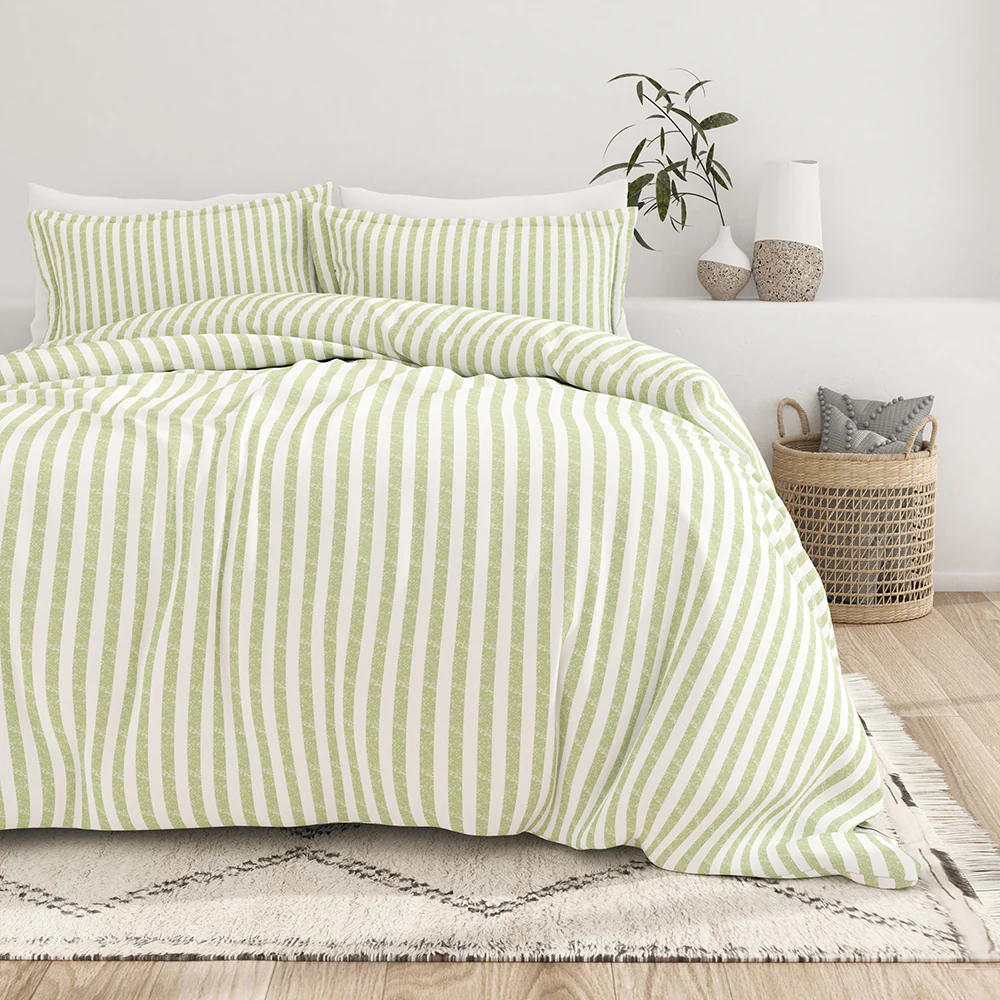 Rugged Stripes Pattern 3-Piece Duvet Cover Set - Image 7