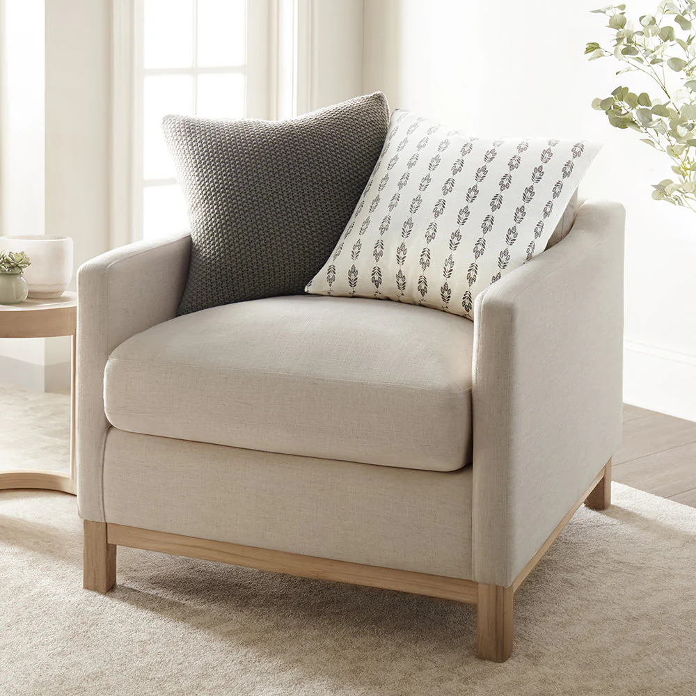 2-Pack Seed Stitch Knit With Folk Leaves Décor Throw Pillows (Sale) - Image 7