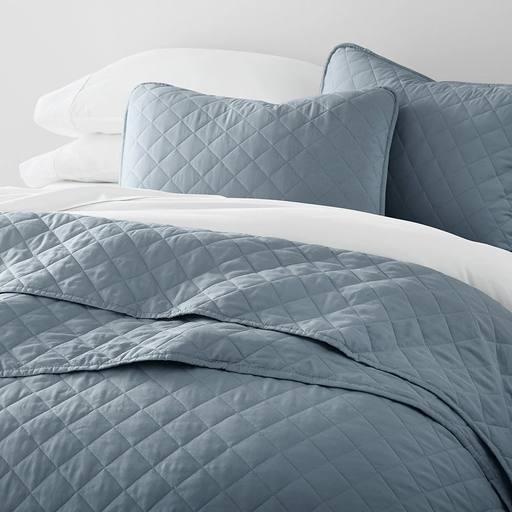 Sale - 3-Piece Diamond Stitch Quilted Coverlet Set - Image 30