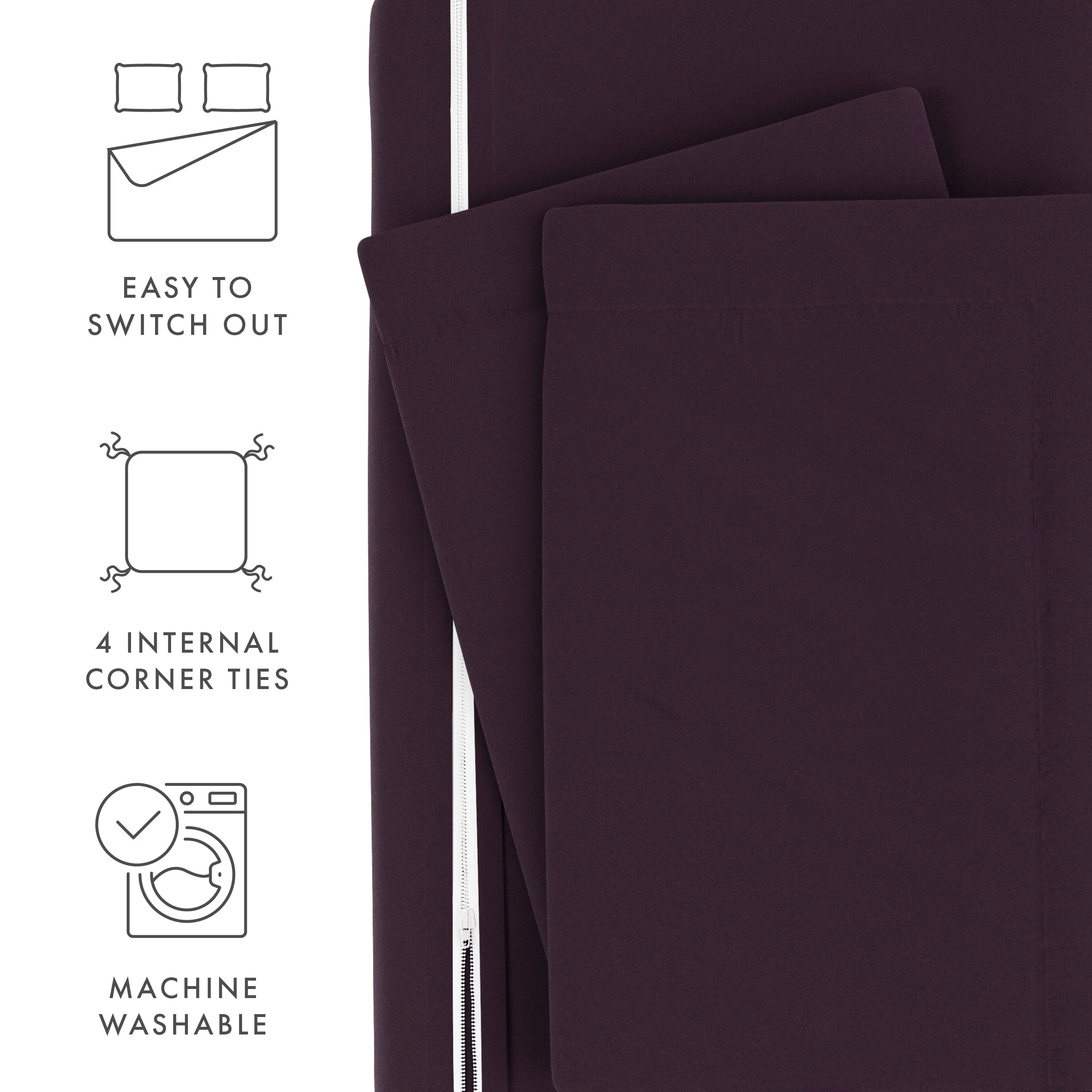 Sale - 3-Piece Essential Duvet Cover Set - Image 100