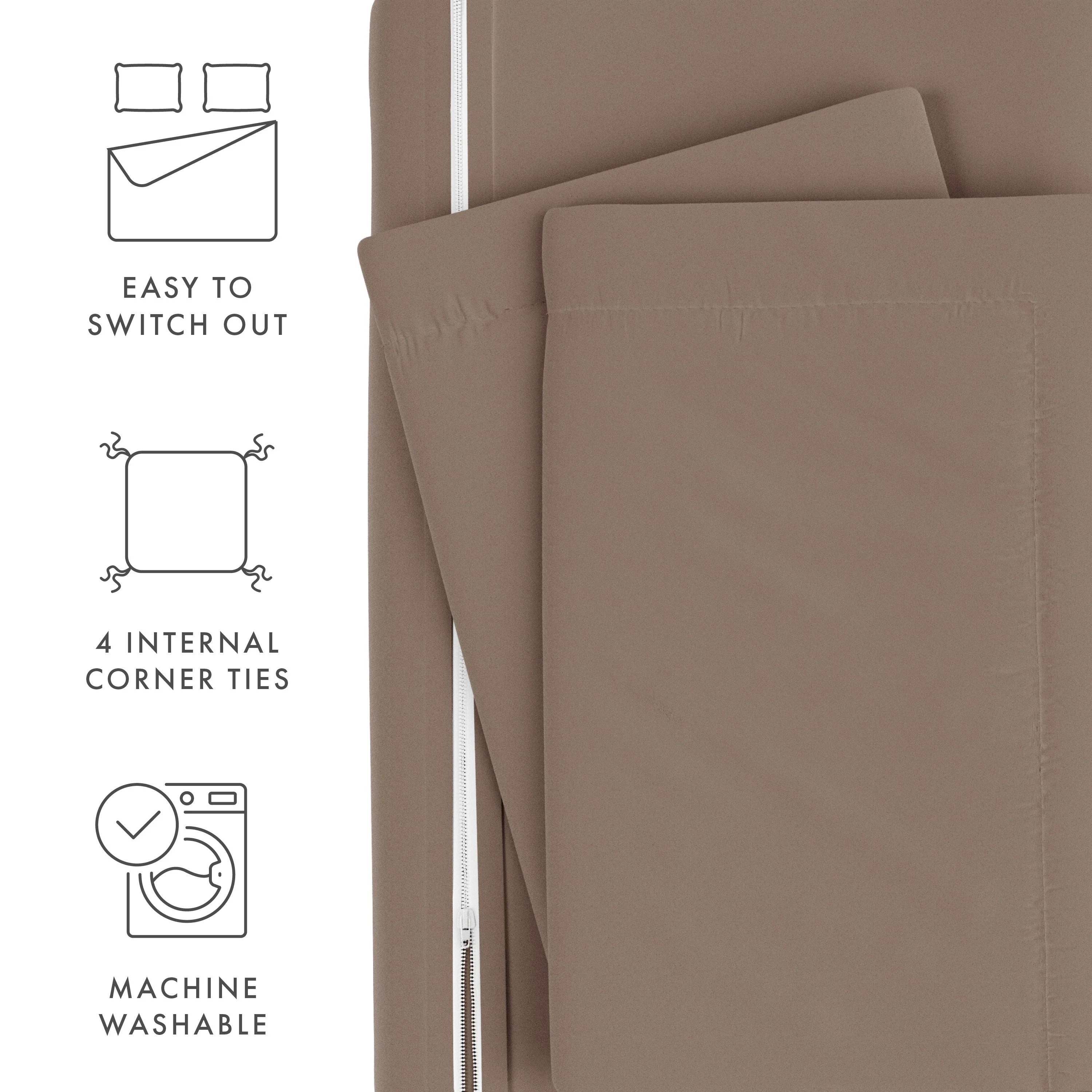 Sale - 3-Piece Essential Duvet Cover Set - Image 105