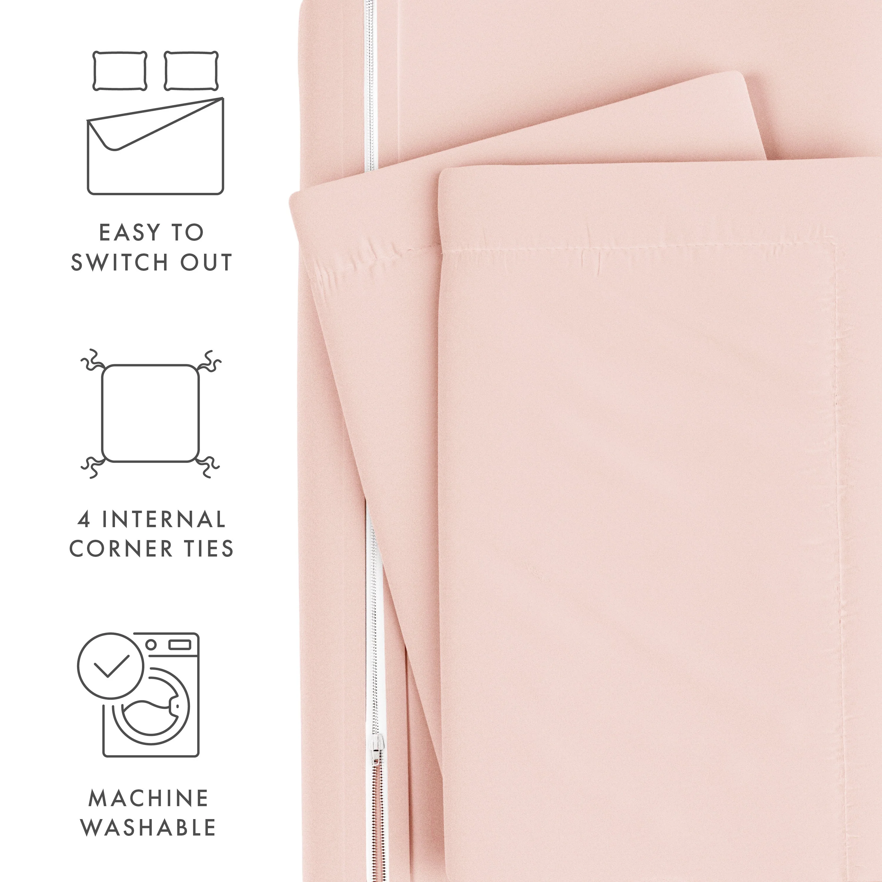Sale - 3-Piece Essential Duvet Cover Set - Image 112