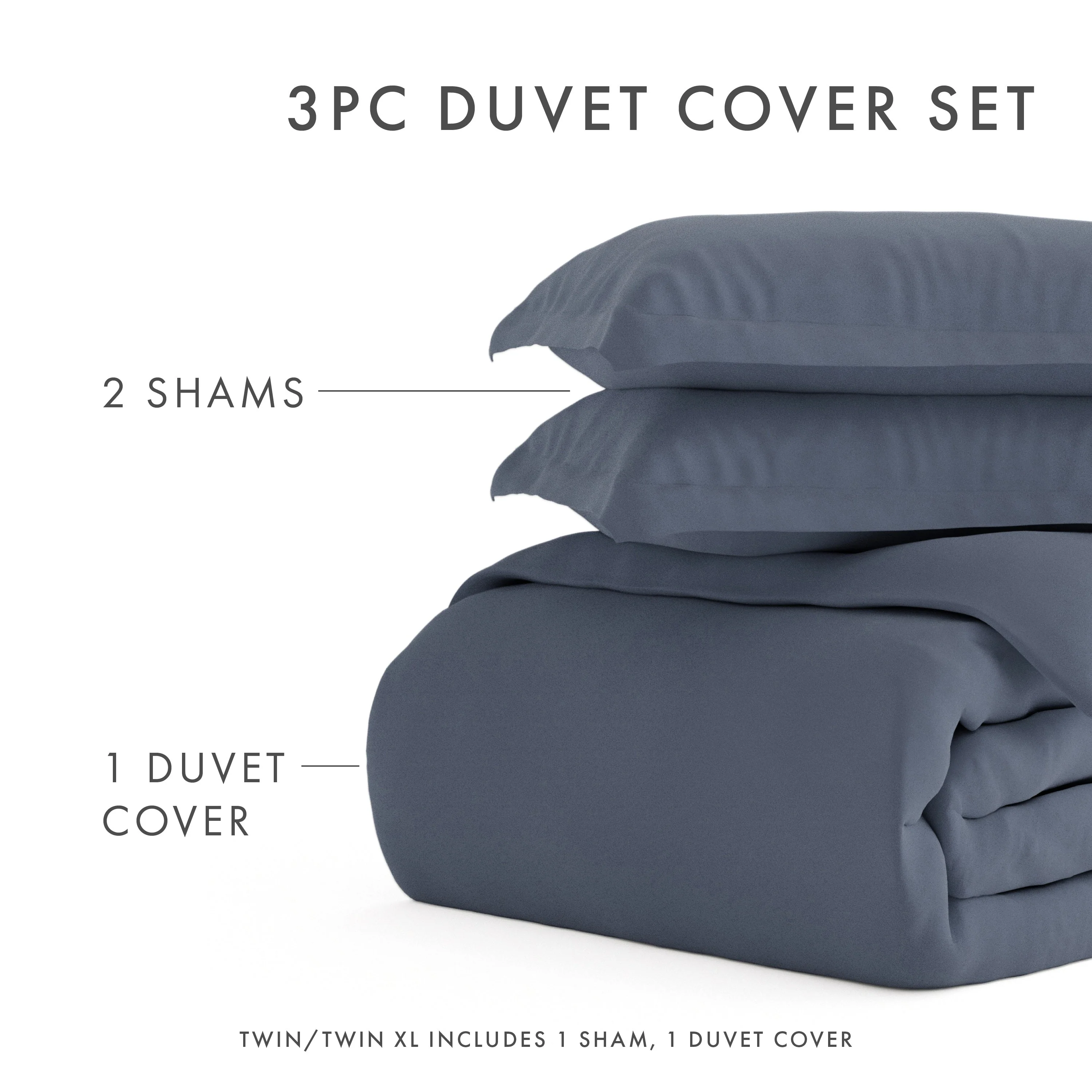Sale - 3-Piece Essential Duvet Cover Set - Image 40
