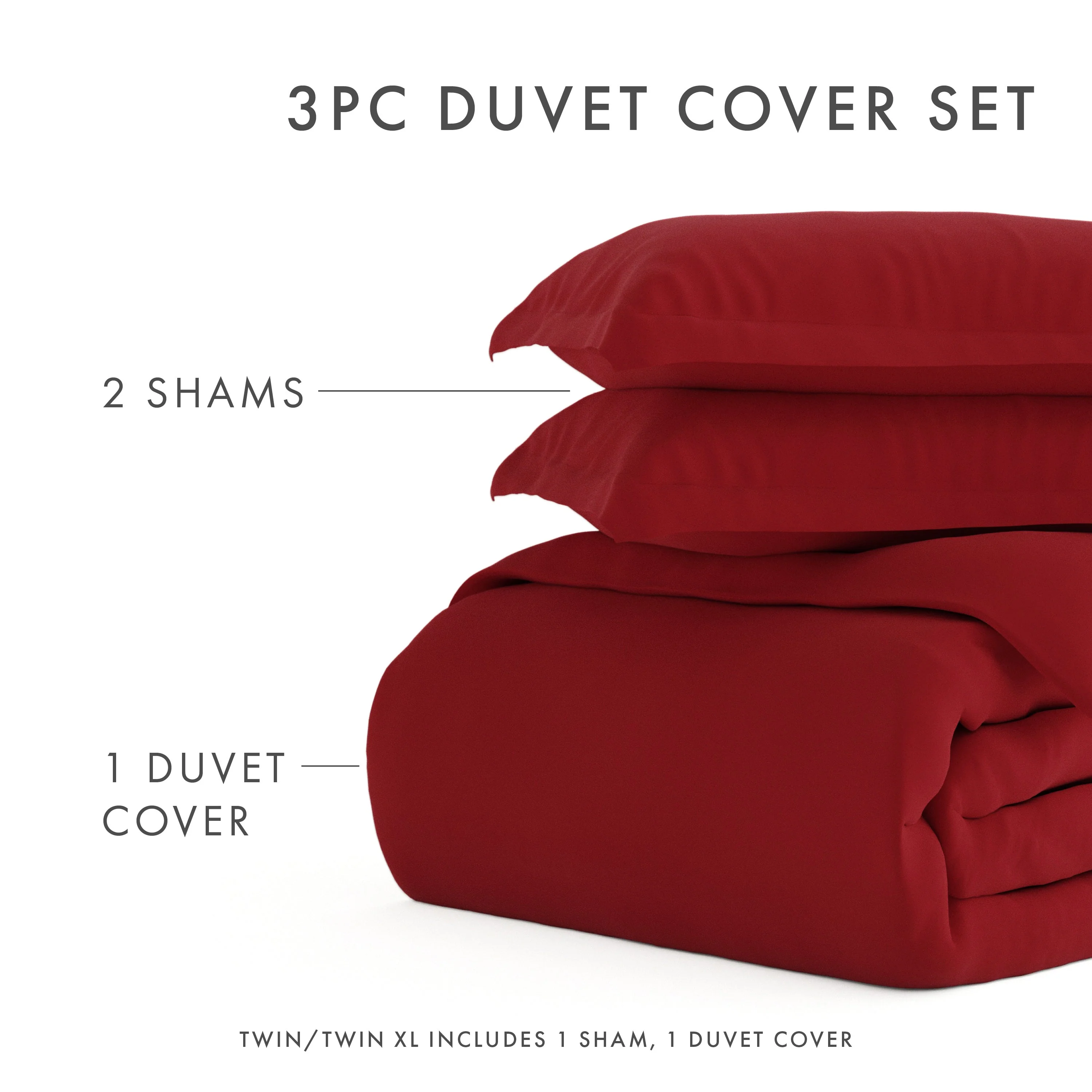 Sale - 3-Piece Essential Duvet Cover Set - Image 44
