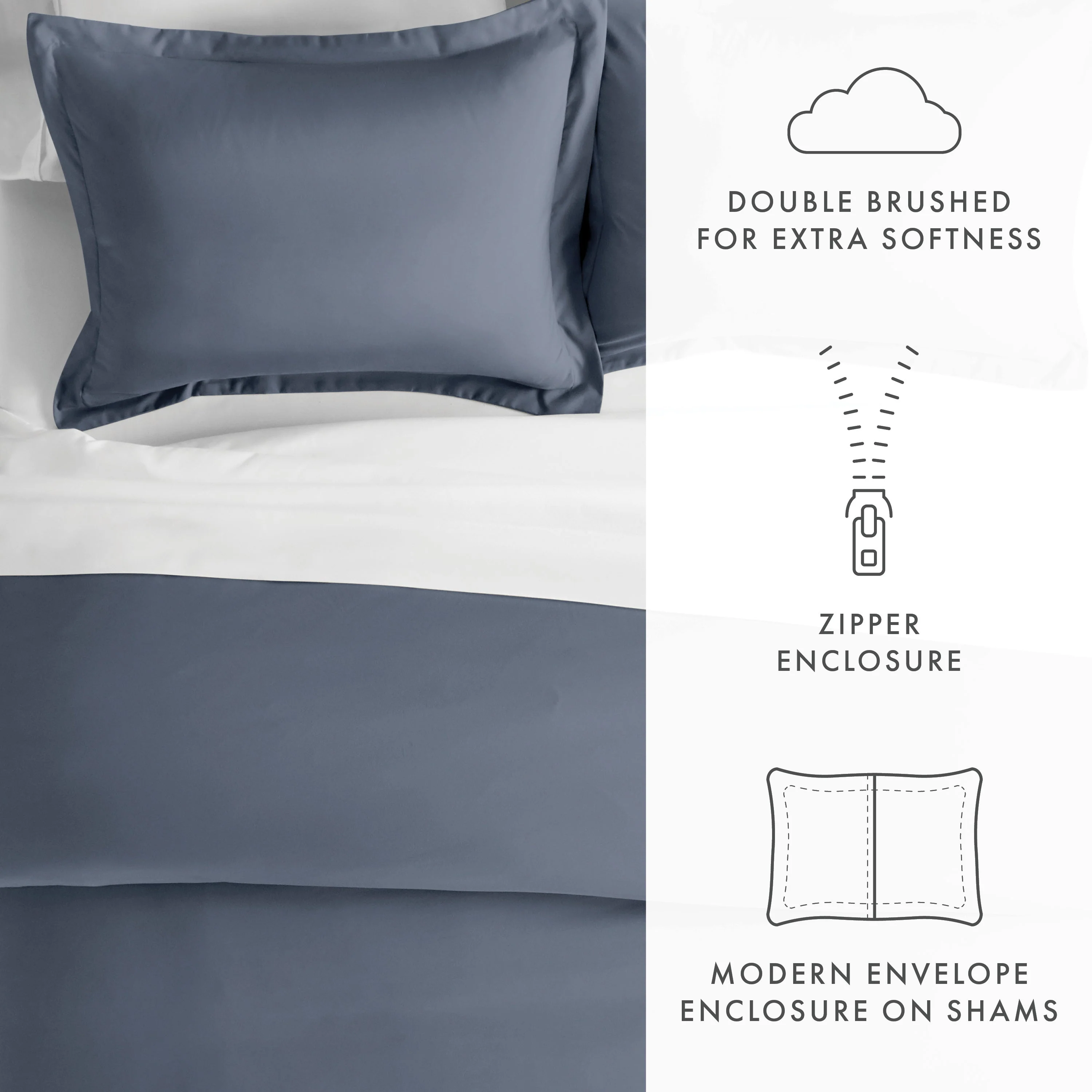 Sale - 3-Piece Essential Duvet Cover Set - Image 59