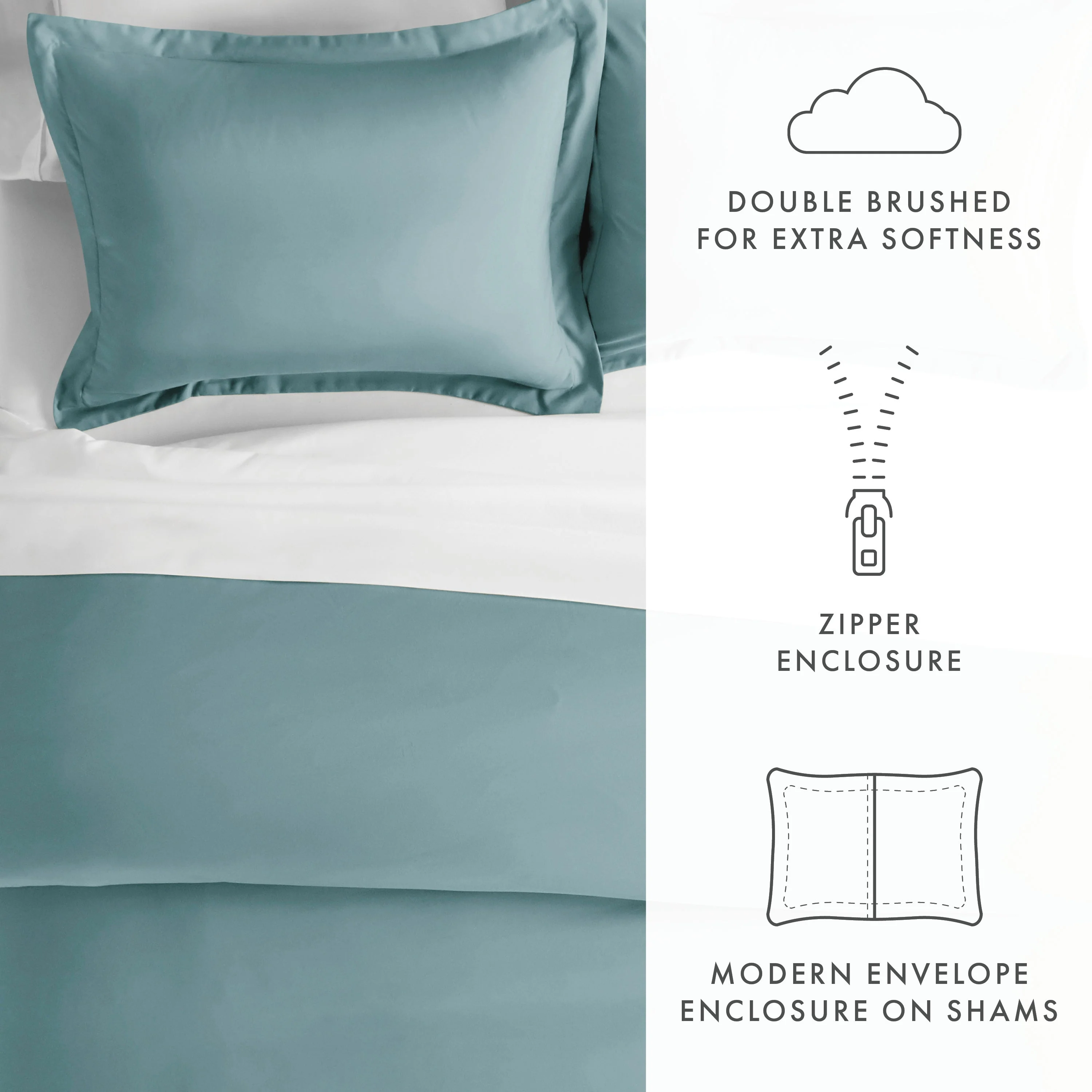 Sale - 3-Piece Essential Duvet Cover Set - Image 61