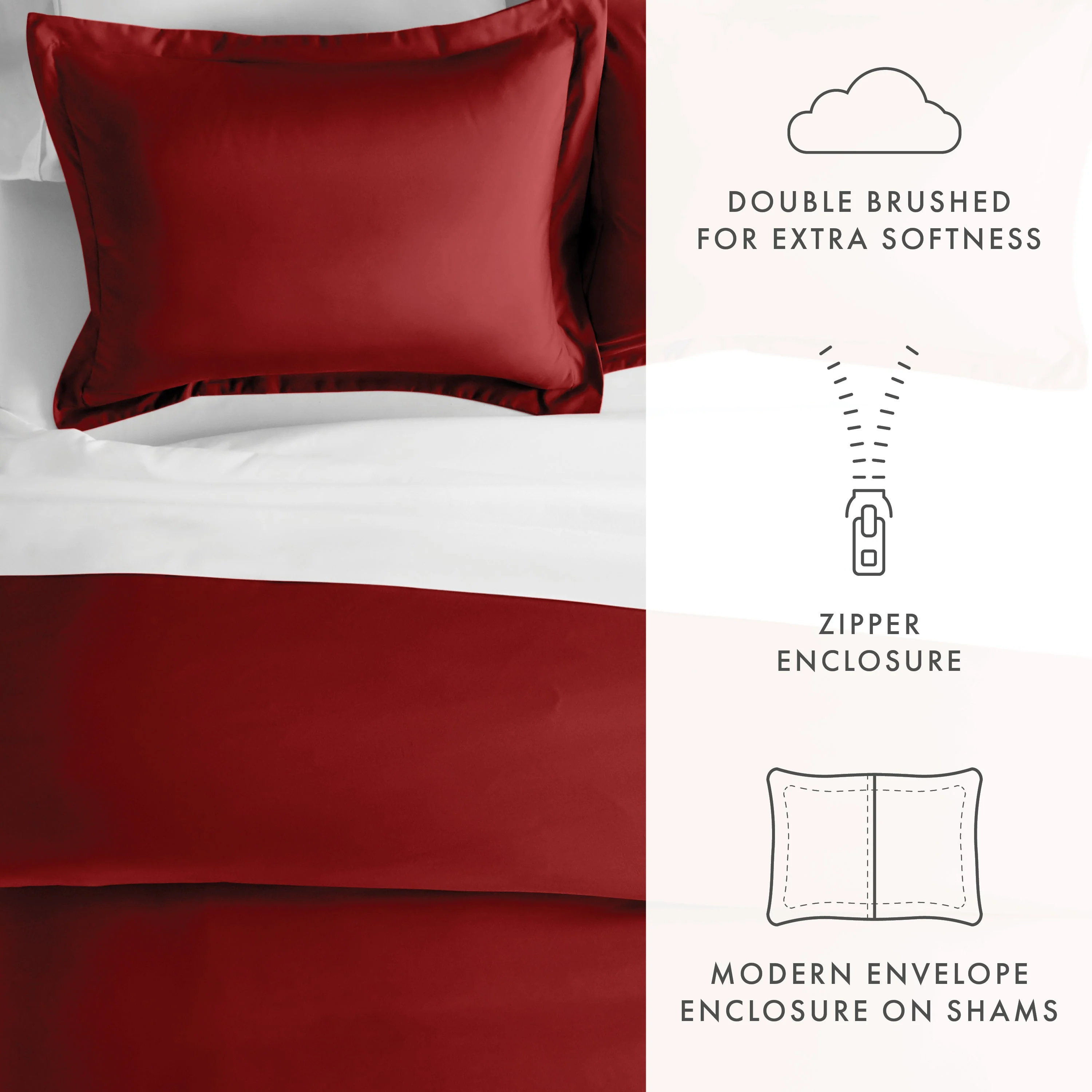 Sale - 3-Piece Essential Duvet Cover Set - Image 63