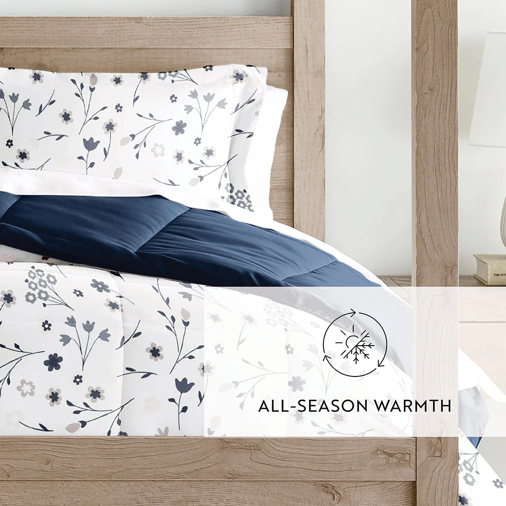 Forget Me Not Reversible Down-Alternative Comforter Set (Sale) - Image 10