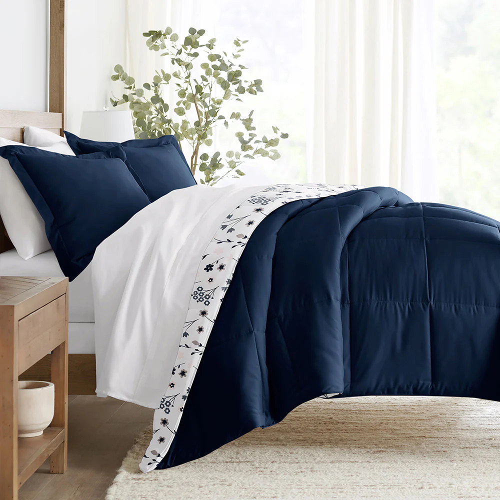 Forget Me Not Reversible Down-Alternative Comforter Set (Sale) - Image 2