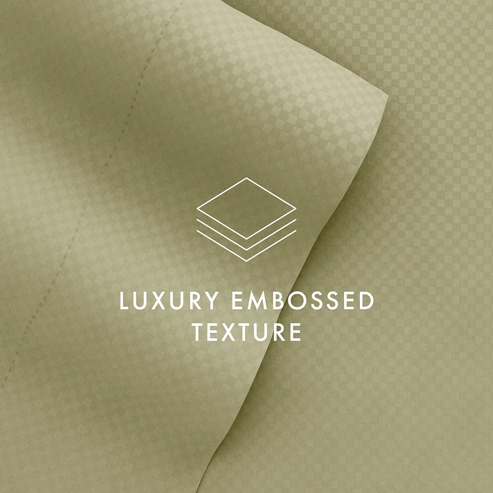 Checkered Embossed 4-Piece Sheet Set (Sale) - Image 50