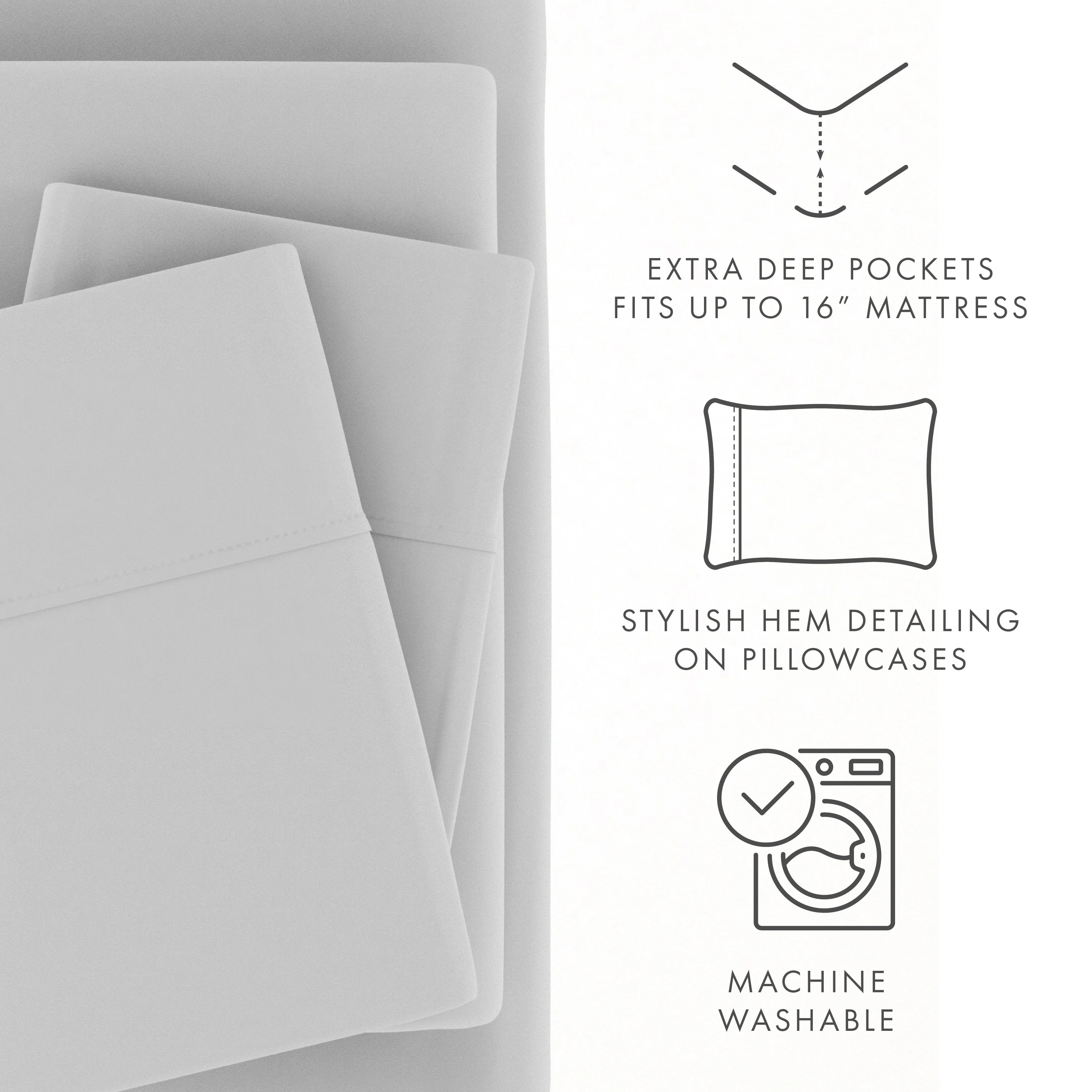Sale - 4-Piece Essential Sheet Set - Image 97
