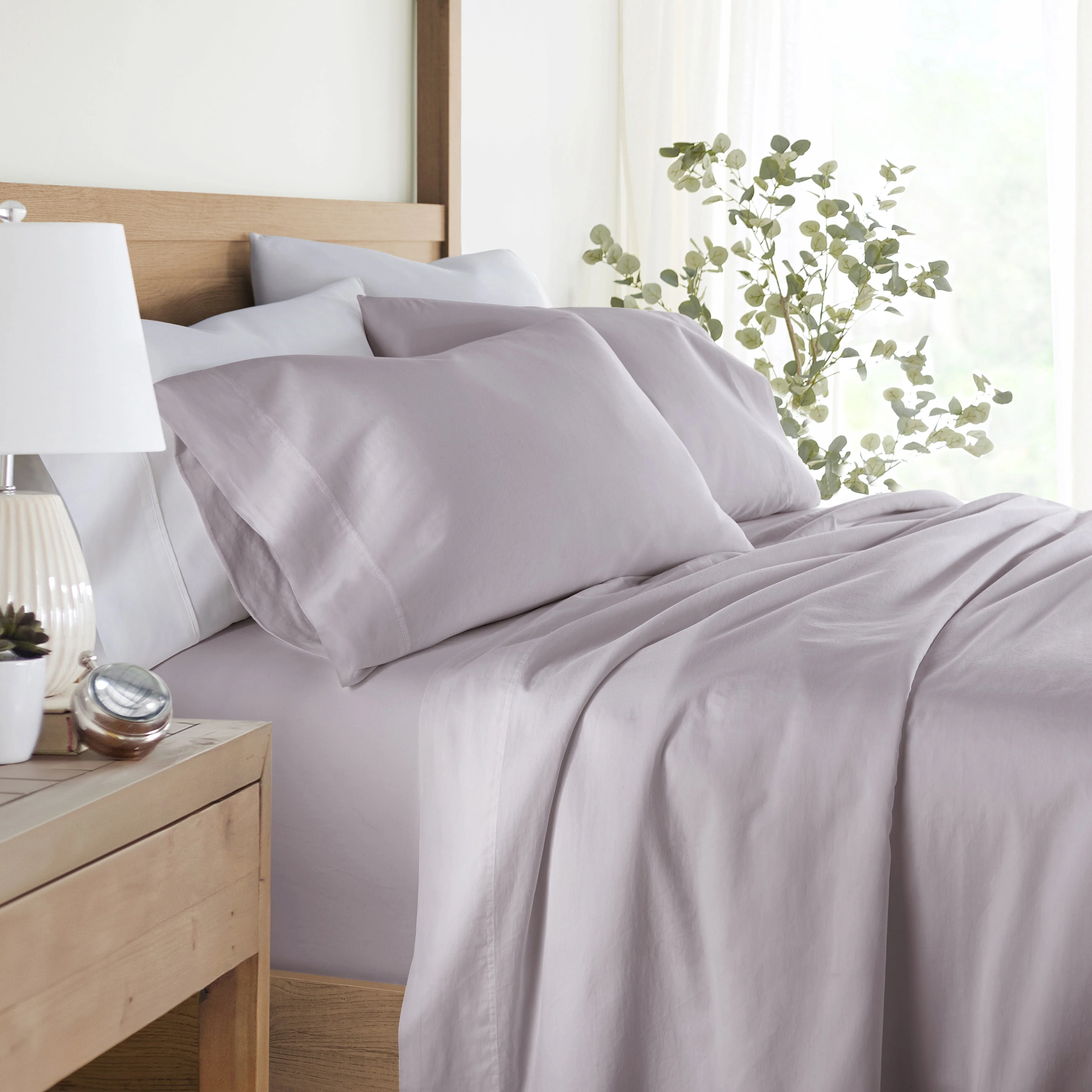 Sale - 4-Piece Long Staple 100% Cotton Sheet Set - Image 4