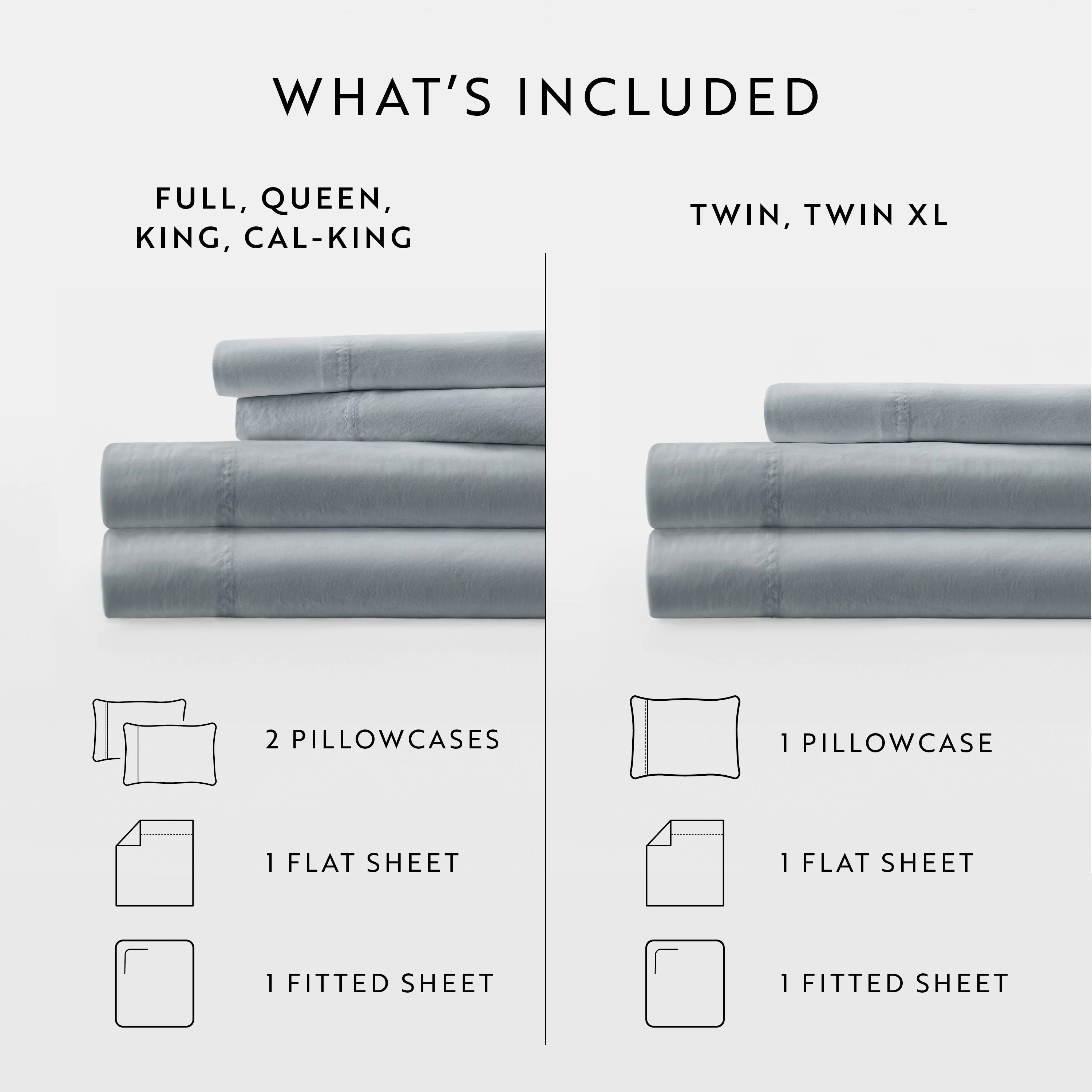 Sale - 4-Piece Long Staple 100% Cotton Sheet Set - Image 41