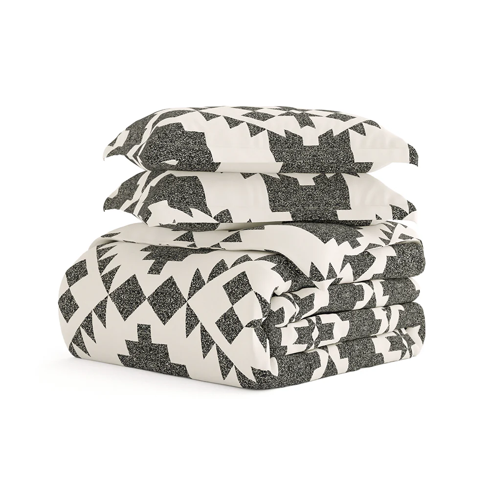 Adobe Diamond Pattern 3-Piece Duvet Cover Set (Sale) - Image 11