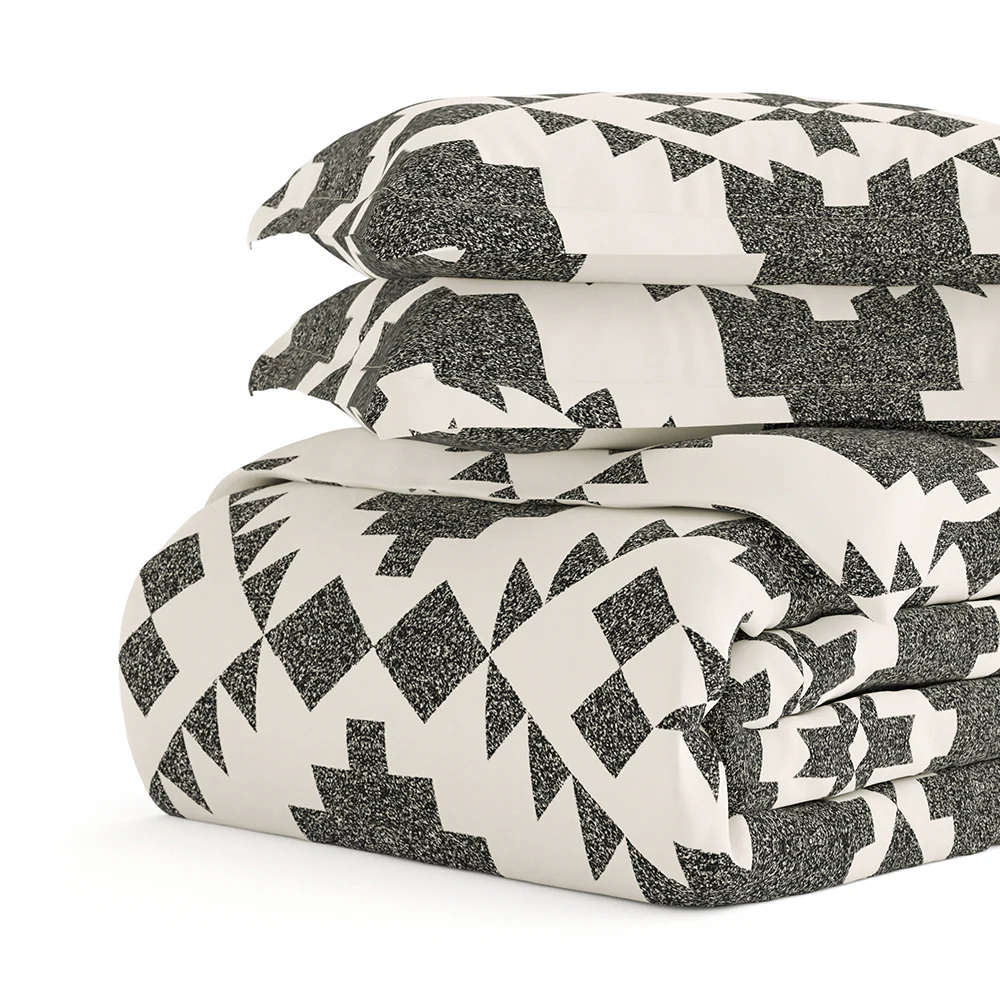 Adobe Diamond Pattern 3-Piece Duvet Cover Set (Sale) - Image 14
