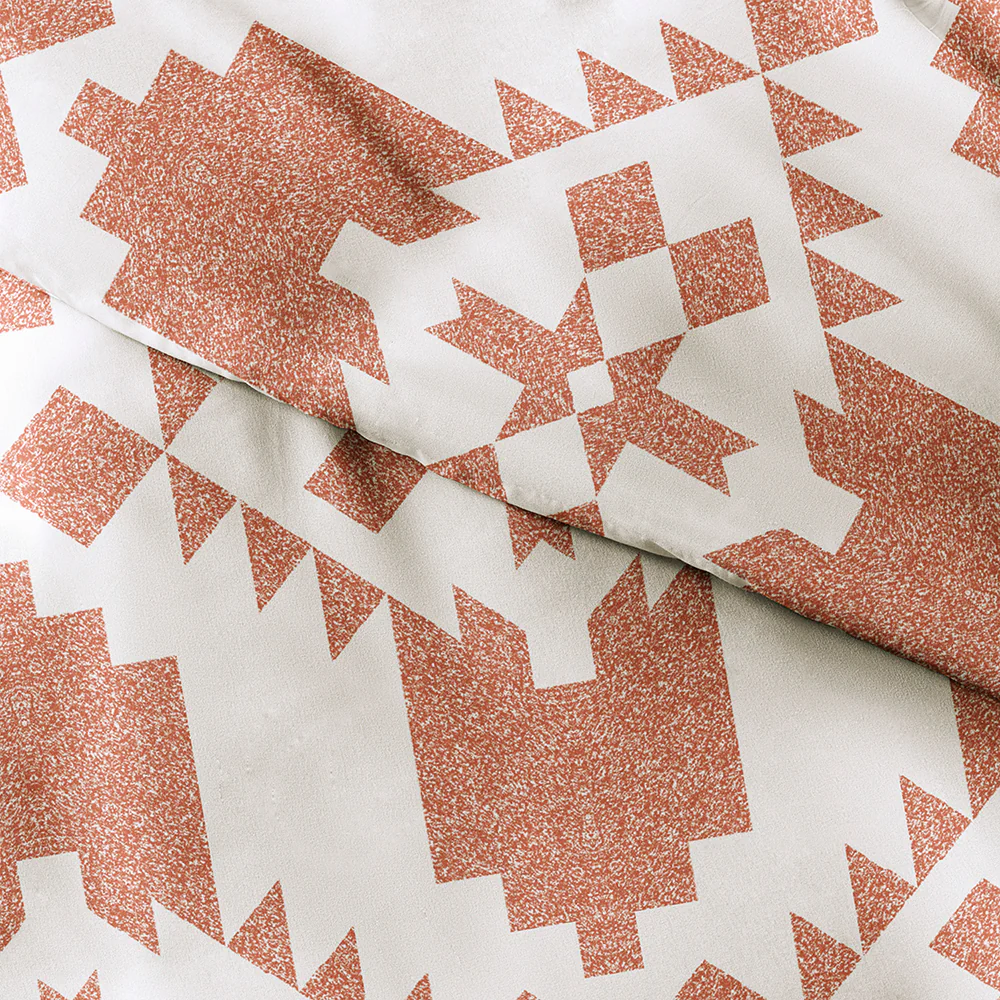 Adobe Diamond Pattern 3-Piece Duvet Cover Set (Sale) - Image 21