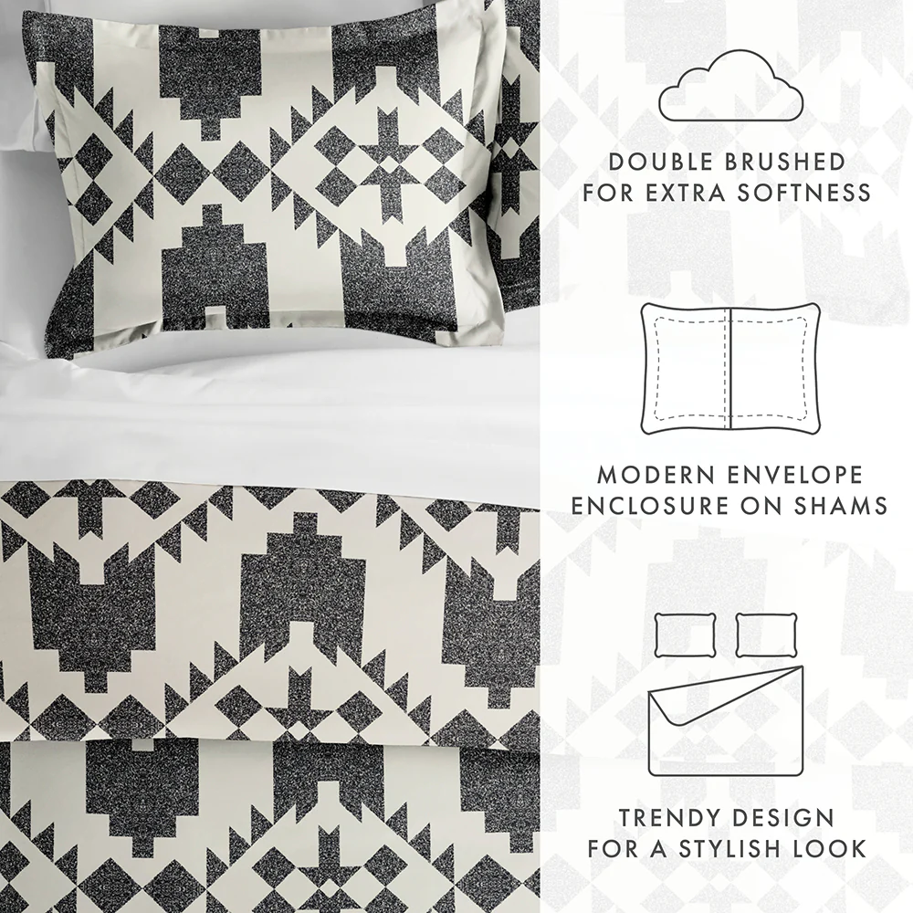 Adobe Diamond Pattern 3-Piece Duvet Cover Set (Sale) - Image 23