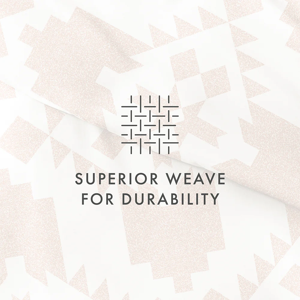 Adobe Diamond Pattern 3-Piece Duvet Cover Set (Sale) - Image 30