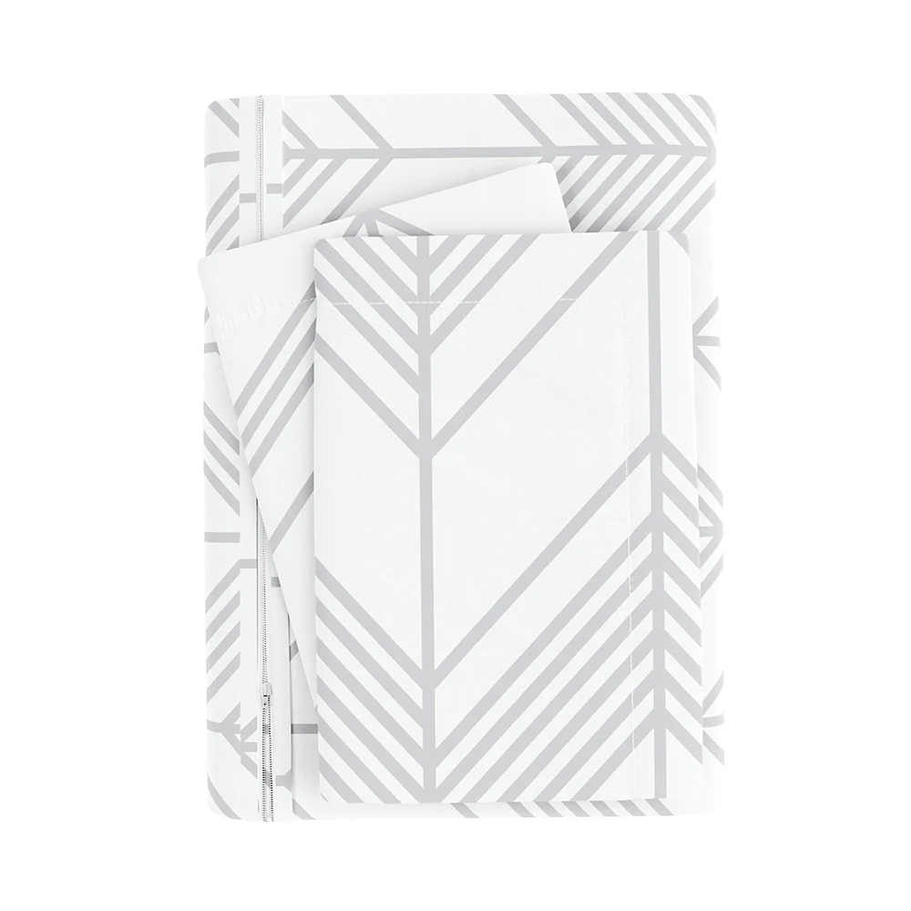 Alps Chevron Pattern 3-Piece Duvet Cover Set (Sale) - Image 6