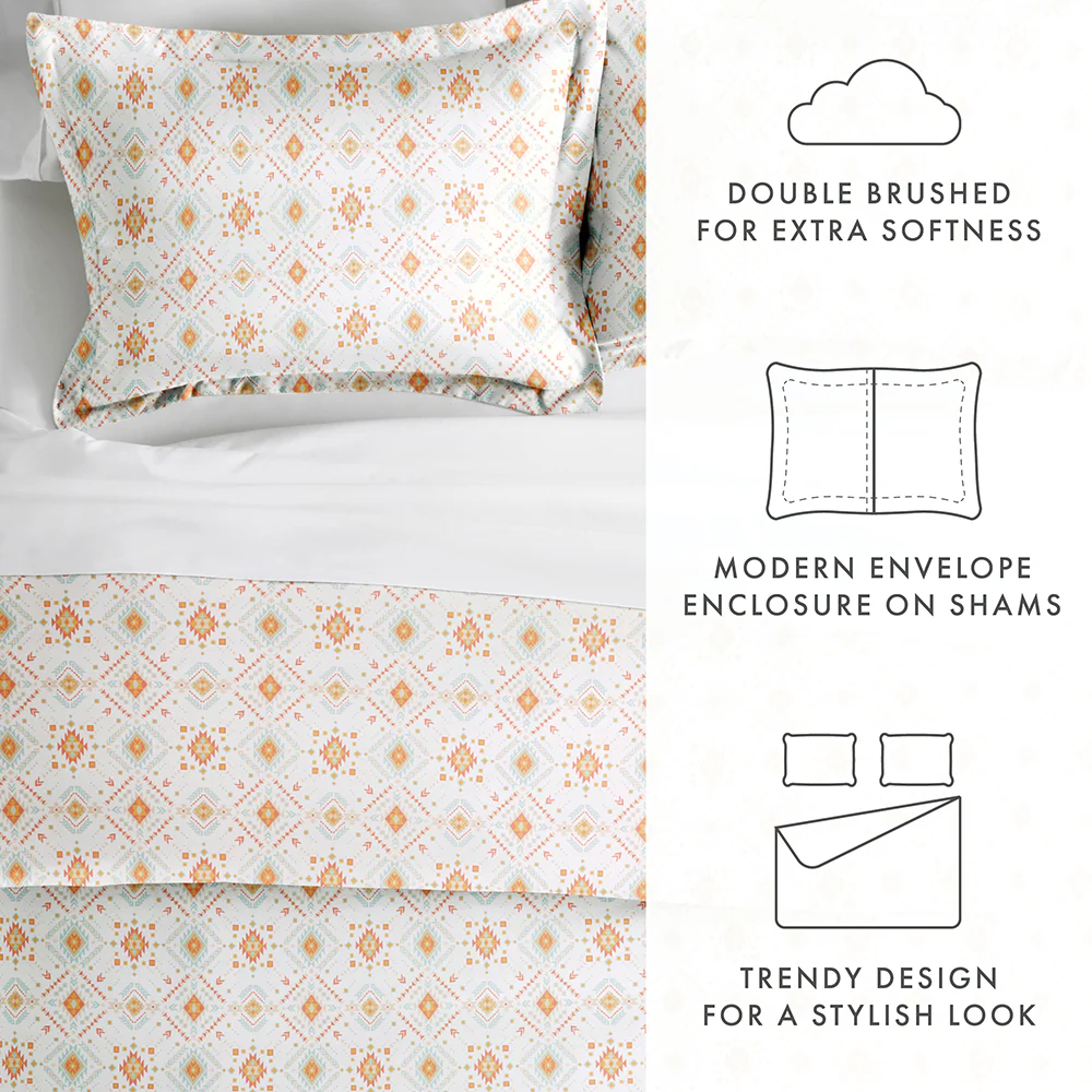 Aztec Dreams Pattern 3-Piece Duvet Cover Set (Sale) - Image 8