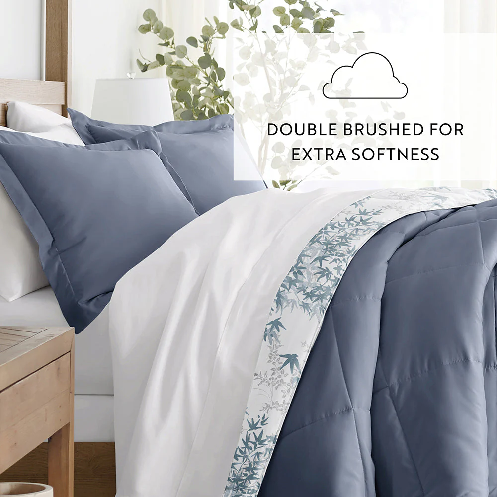 Bamboo Leaves Reversible Down-Alternative Comforter Set (Sale) - Image 11