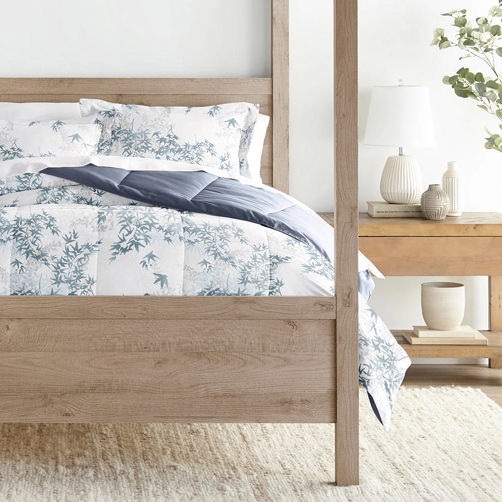 Bamboo Leaves Reversible Down-Alternative Comforter Set (Sale) - Image 3