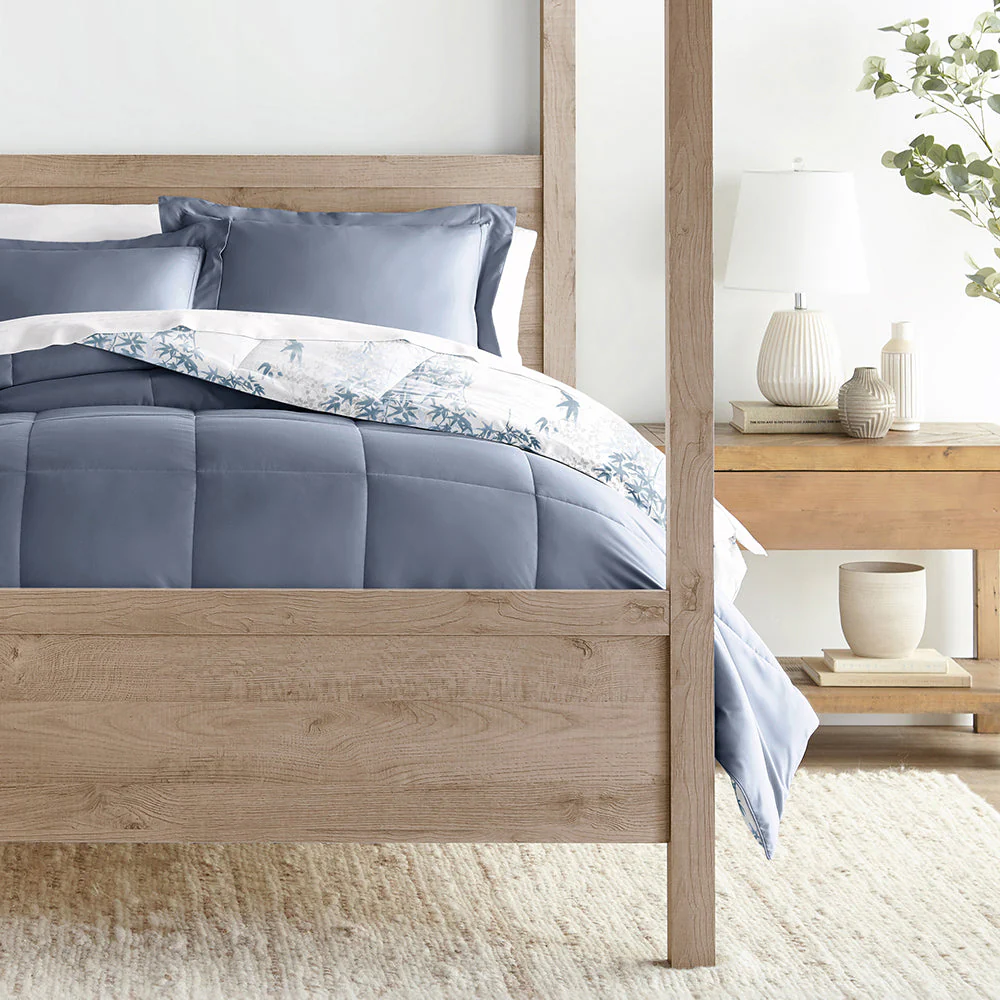 Bamboo Leaves Reversible Down-Alternative Comforter Set (Sale) - Image 4