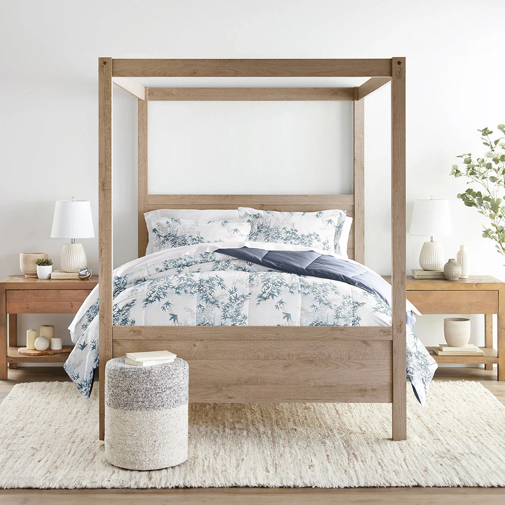 Bamboo Leaves Reversible Down-Alternative Comforter Set (Sale) - Image 5