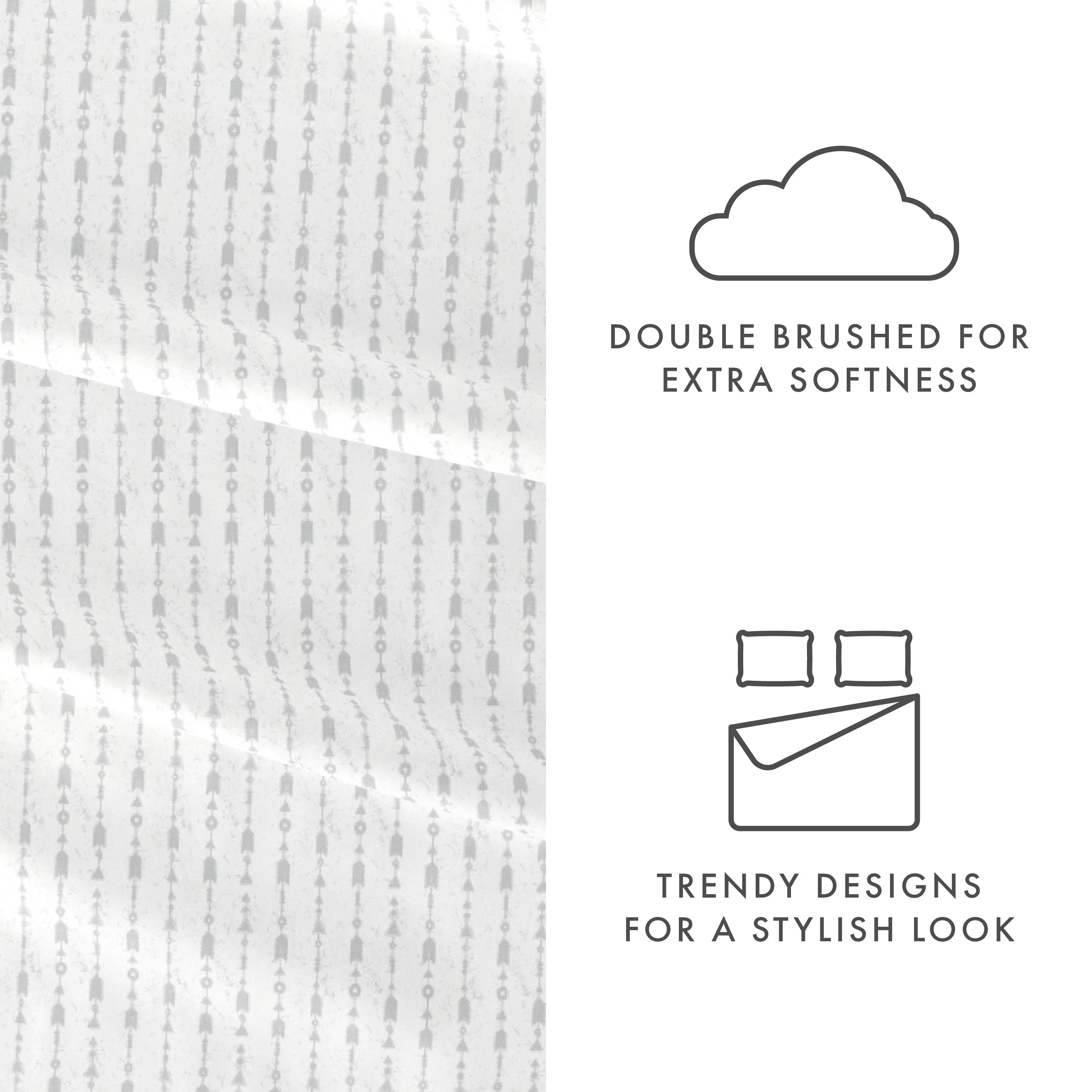 Beaded Arrows Pattern 4-Piece Sheet Set (Sale) - Image 12