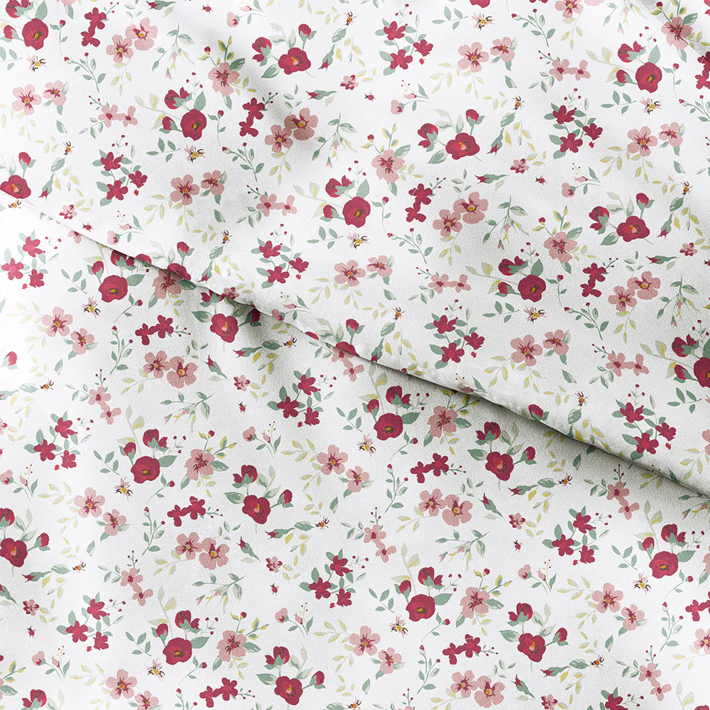 Blossoms Pattern 3-Piece Duvet Cover Set (Sale) - Image 14