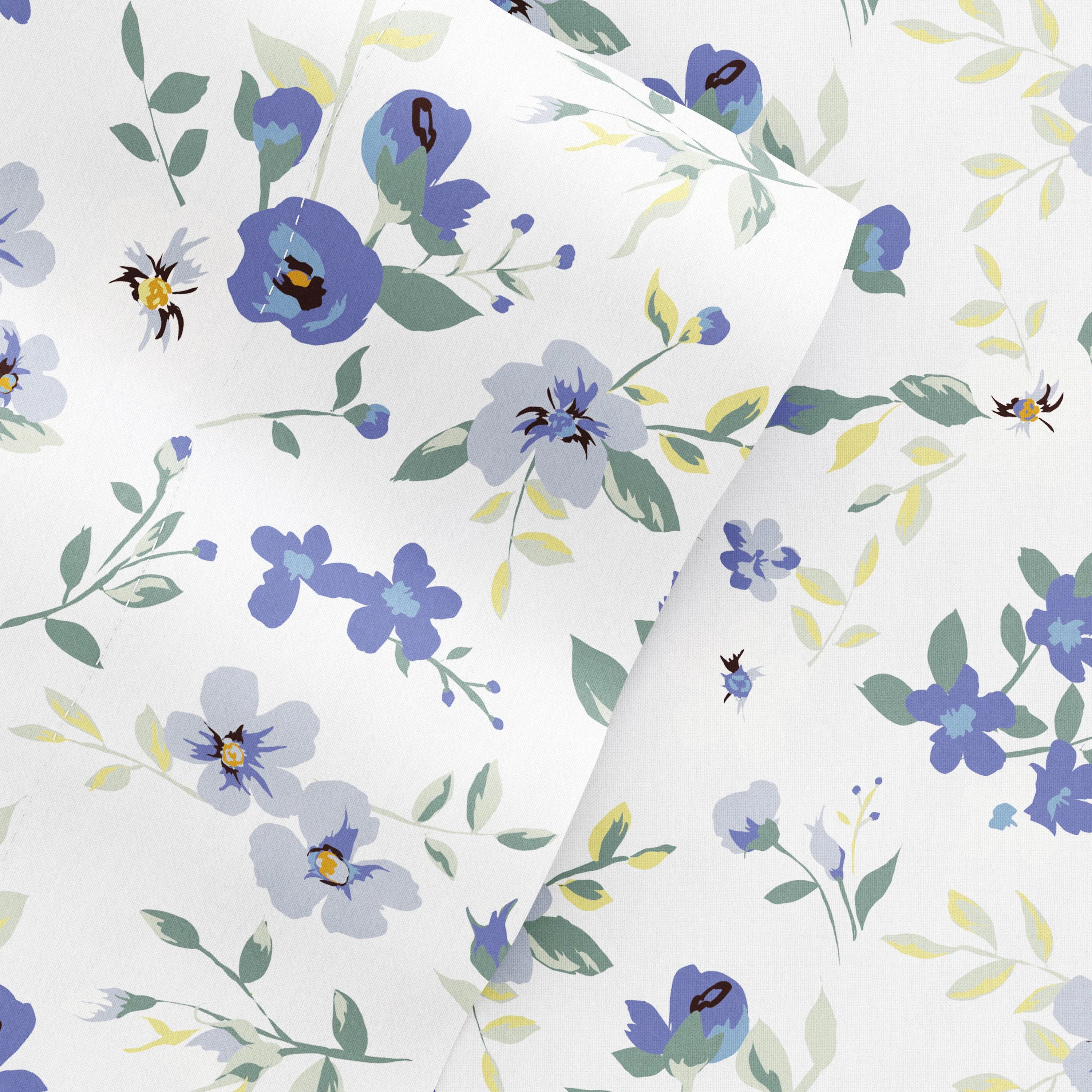 Blossoms Pattern 4-Piece Sheet Set (Sale) - Image 2