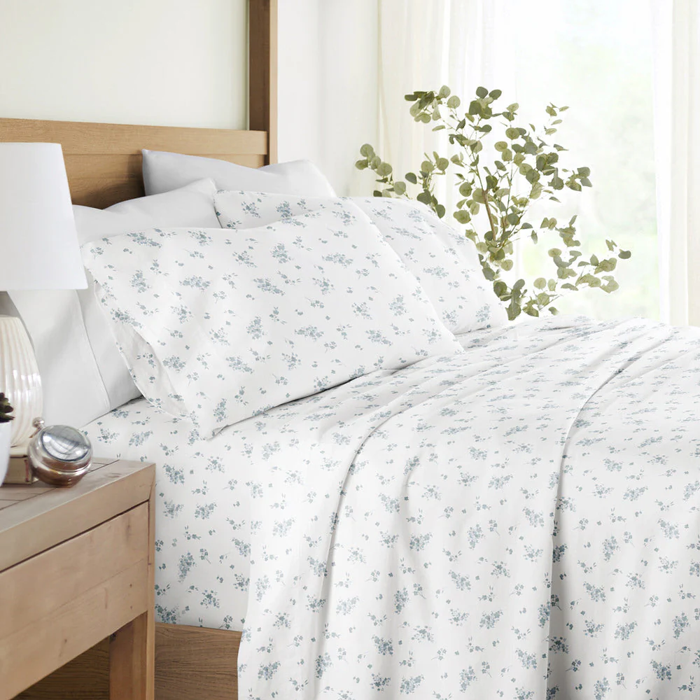 Bouquet Bliss 4-Piece Long Staple Cotton Sheet Set (Sale) - Image 3