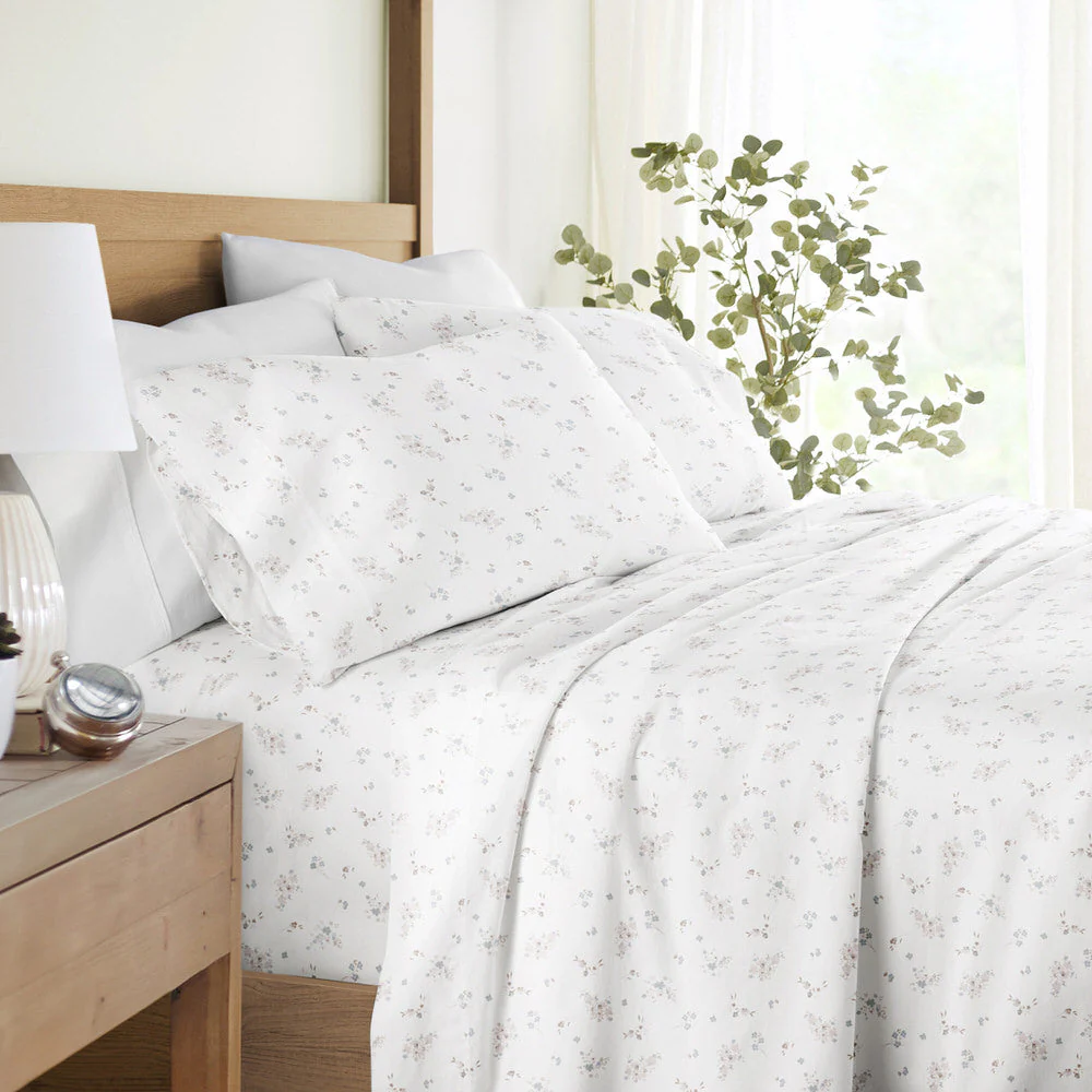 Bouquet Bliss 4-Piece Long Staple Cotton Sheet Set (Sale) - Image 4