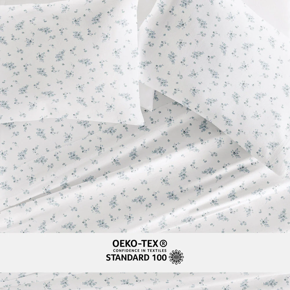 Bouquet Bliss 4-Piece Long Staple Cotton Sheet Set (Sale) - Image 7