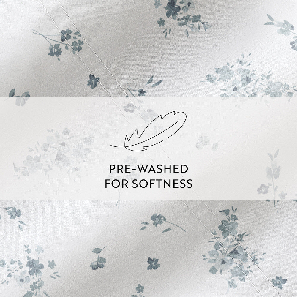 Bouquet Bliss 4-Piece Long Staple Cotton Sheet Set (Sale) - Image 9