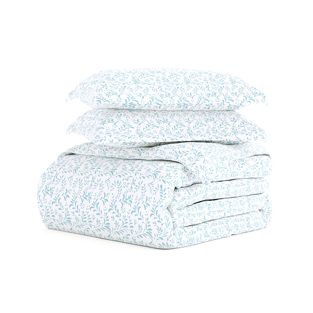 Burst of Vines Pattern 3-Piece Duvet Cover Set (Sale) - Image 11