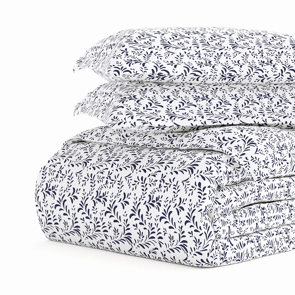 Burst of Vines Pattern 3-Piece Duvet Cover Set (Sale) - Image 13