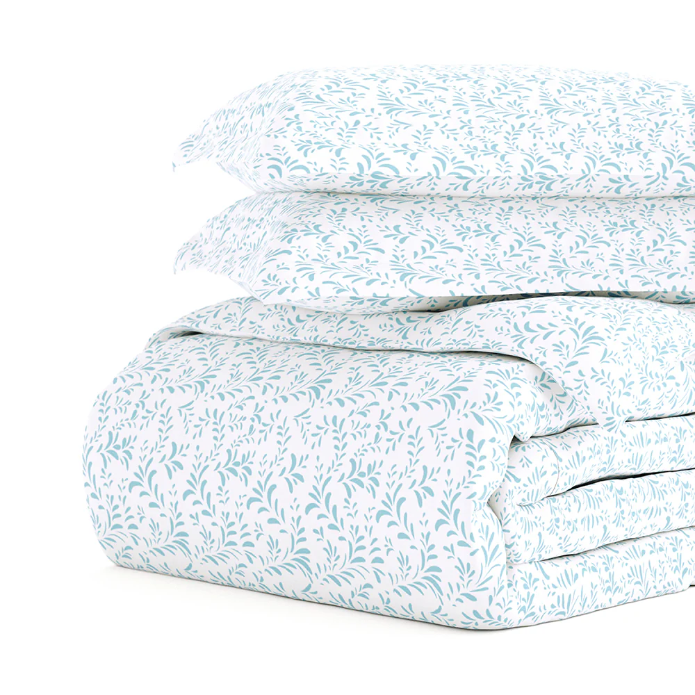 Burst of Vines Pattern 3-Piece Duvet Cover Set (Sale) - Image 14
